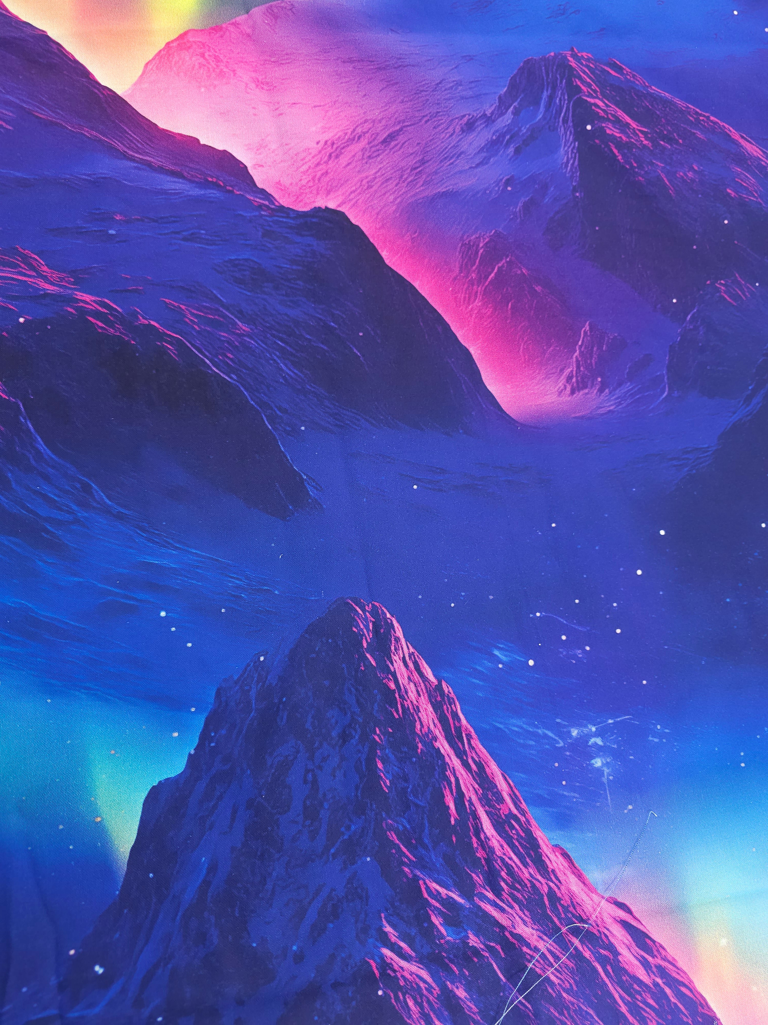 Mountains of auroras Cotton- 2m piece