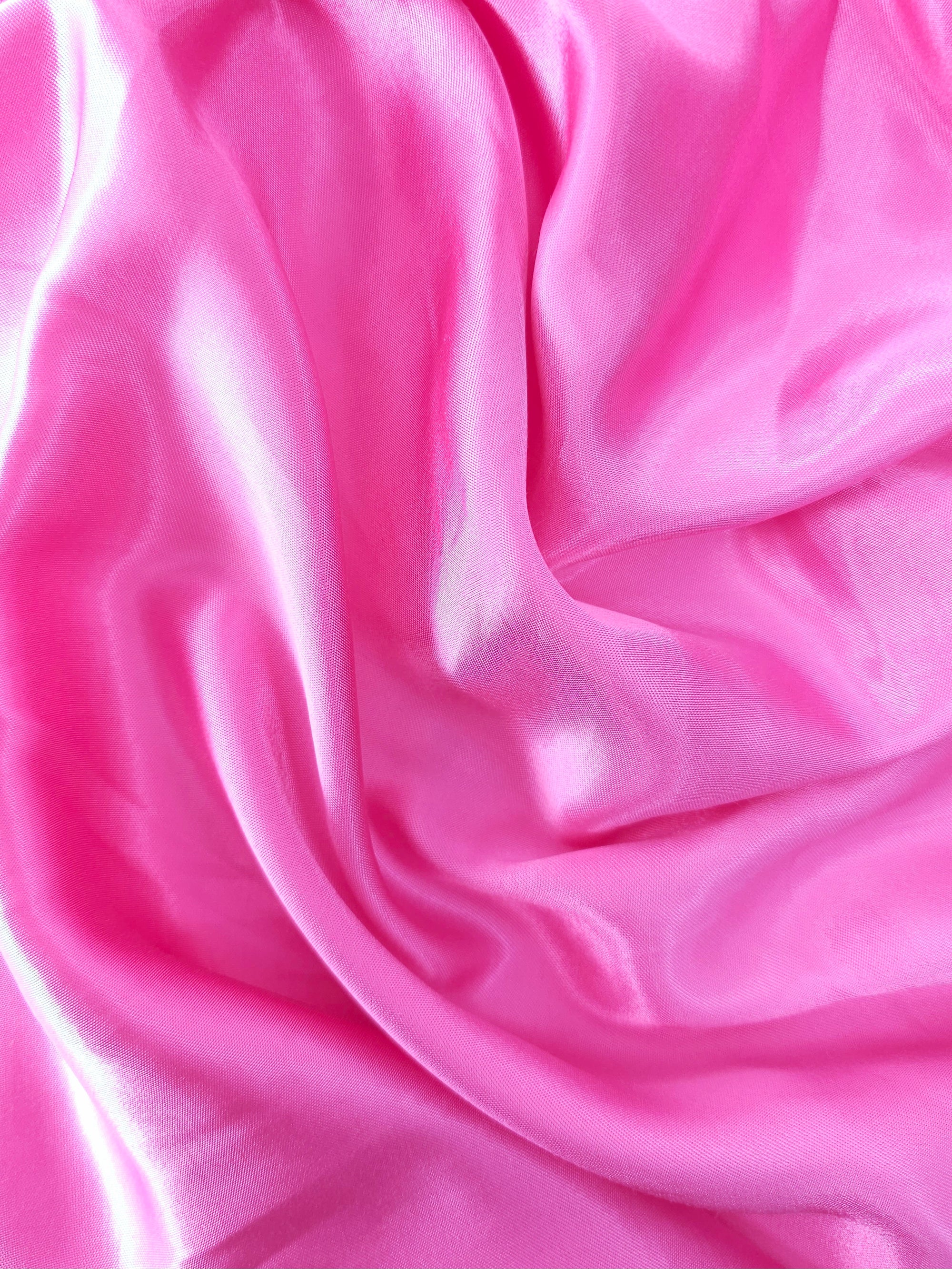Pink Viscose Satin