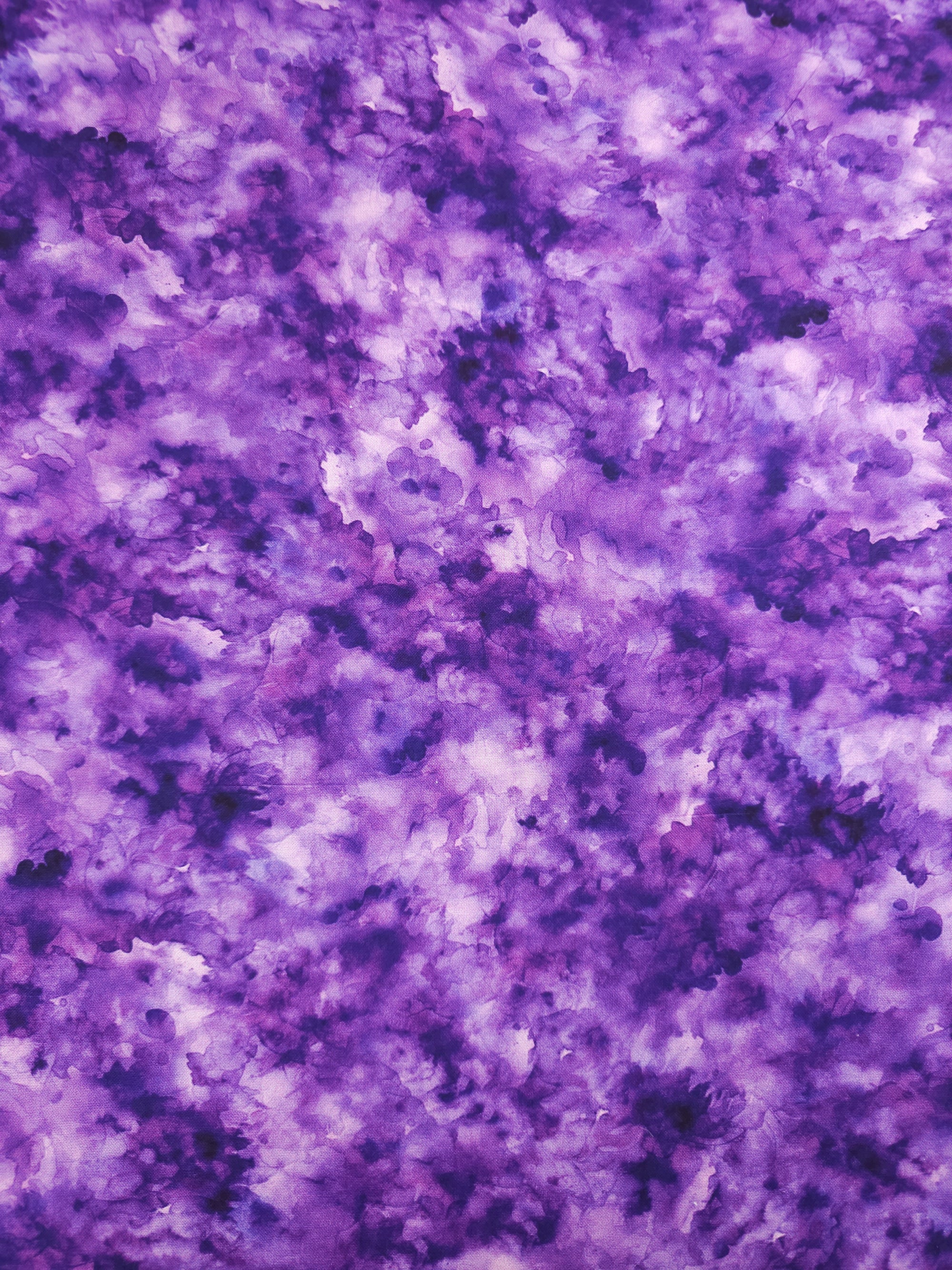 Purple Iris Watercolour Smoke 100% Cotton 108" *EXTRA WIDE*