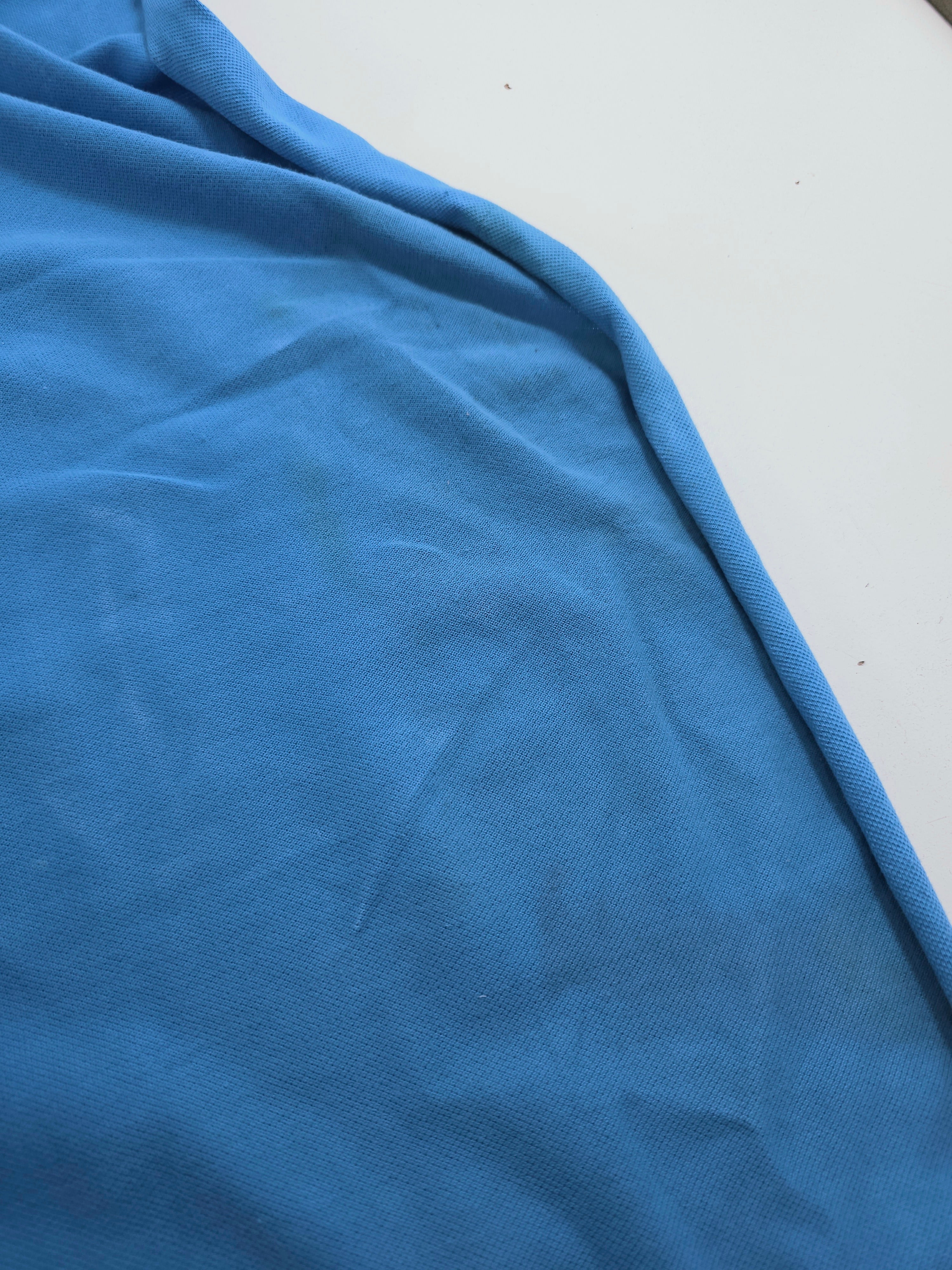 Azure Blue Lightweight Loopback Terry *DEFECT*