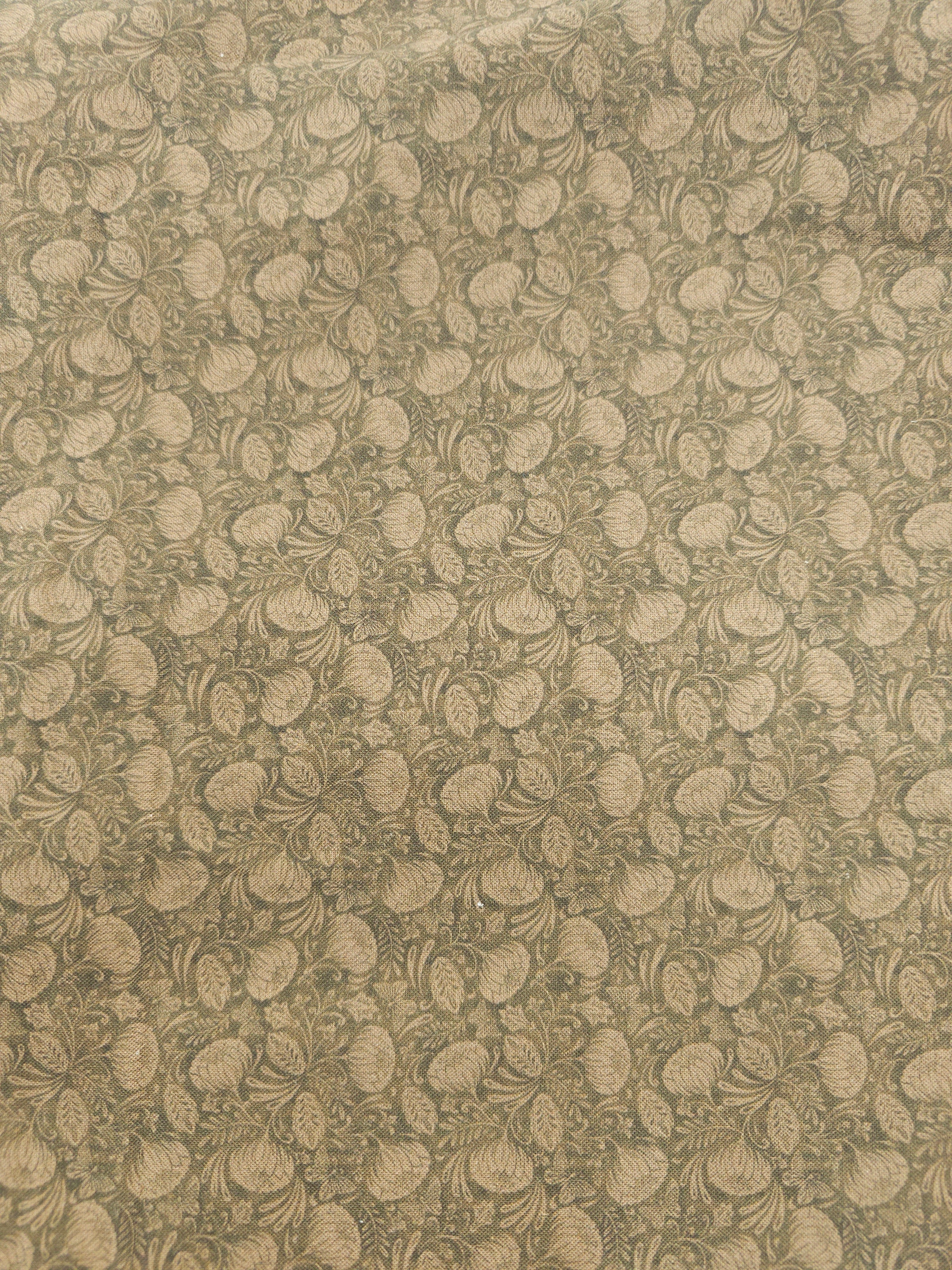 Brown thistle Cotton- 2.5m piece