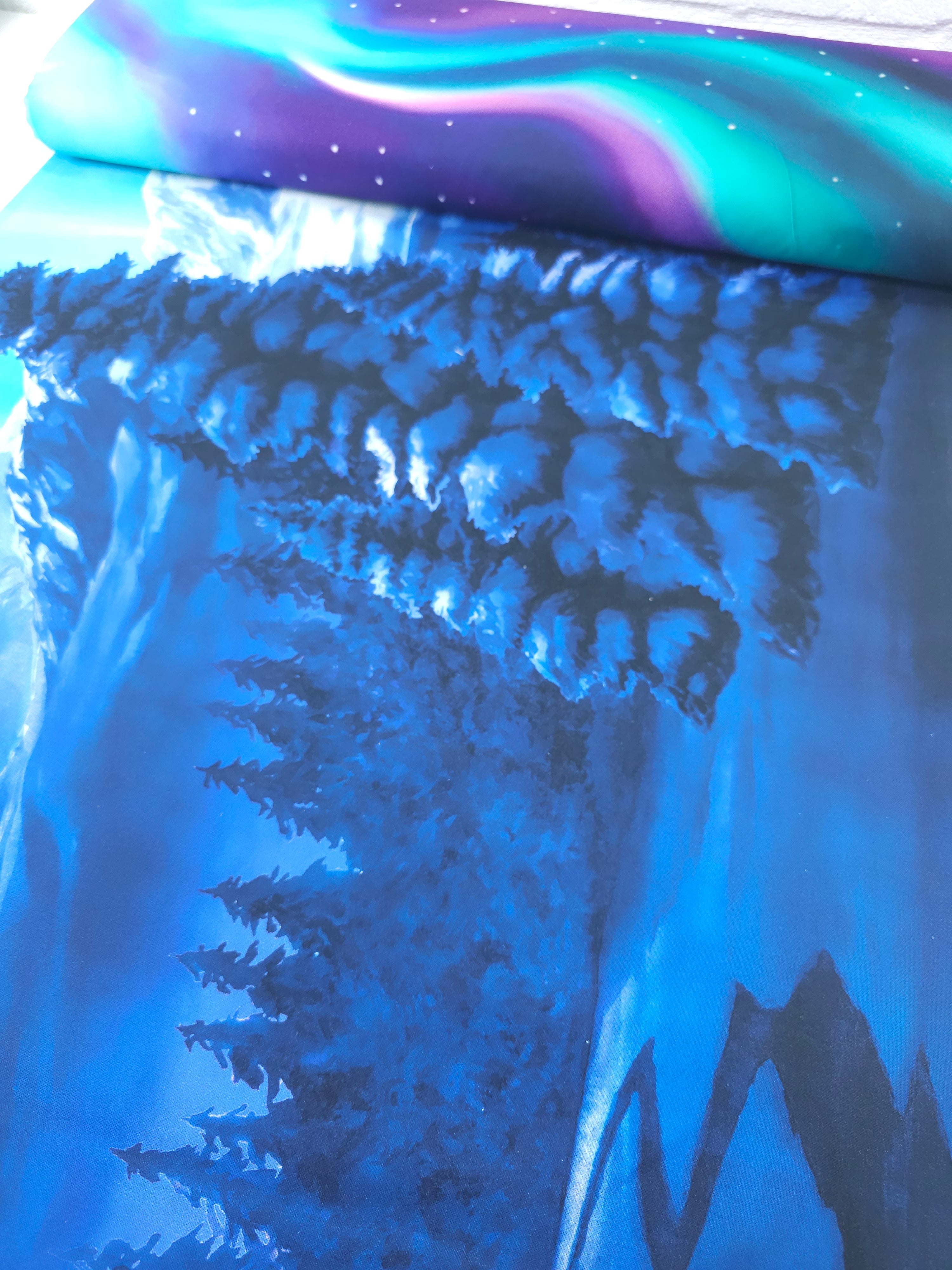 Icelandic Night Aurora 100% Cotton