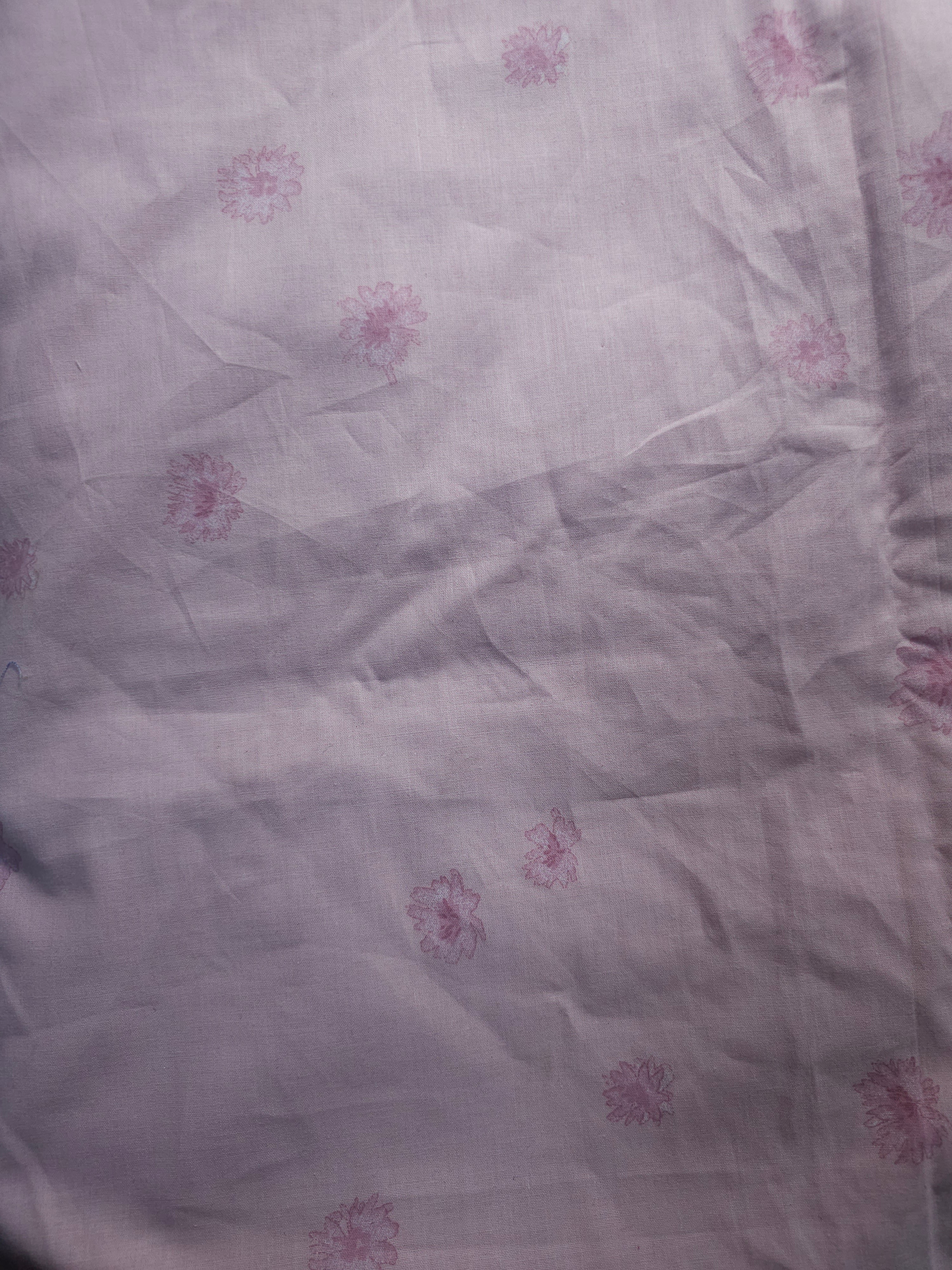 Pink Everlasting Floral EXTRA WIDE Cotton - 1.9m Piece