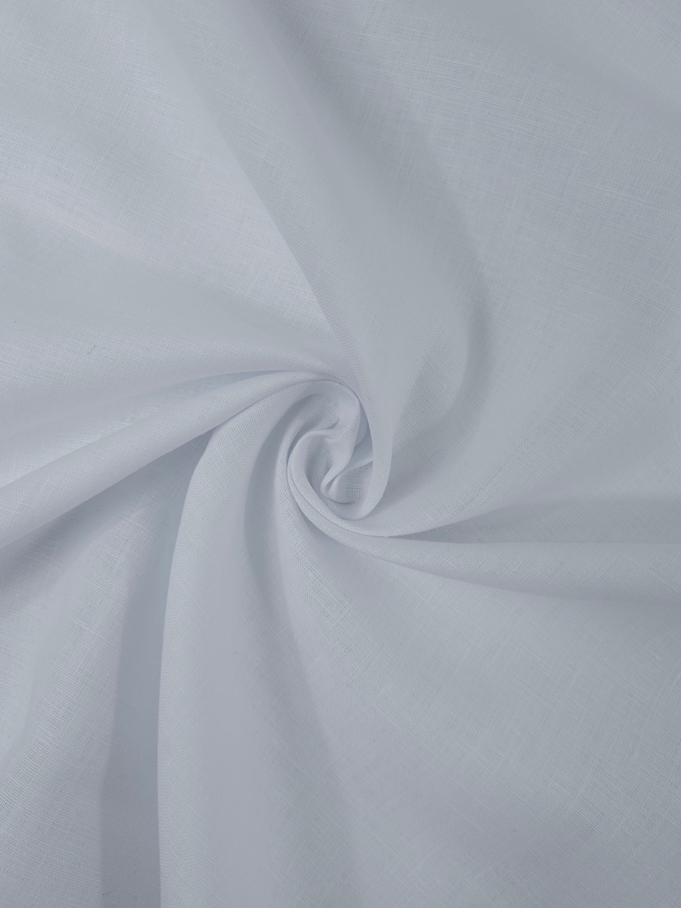 White 100% Linen