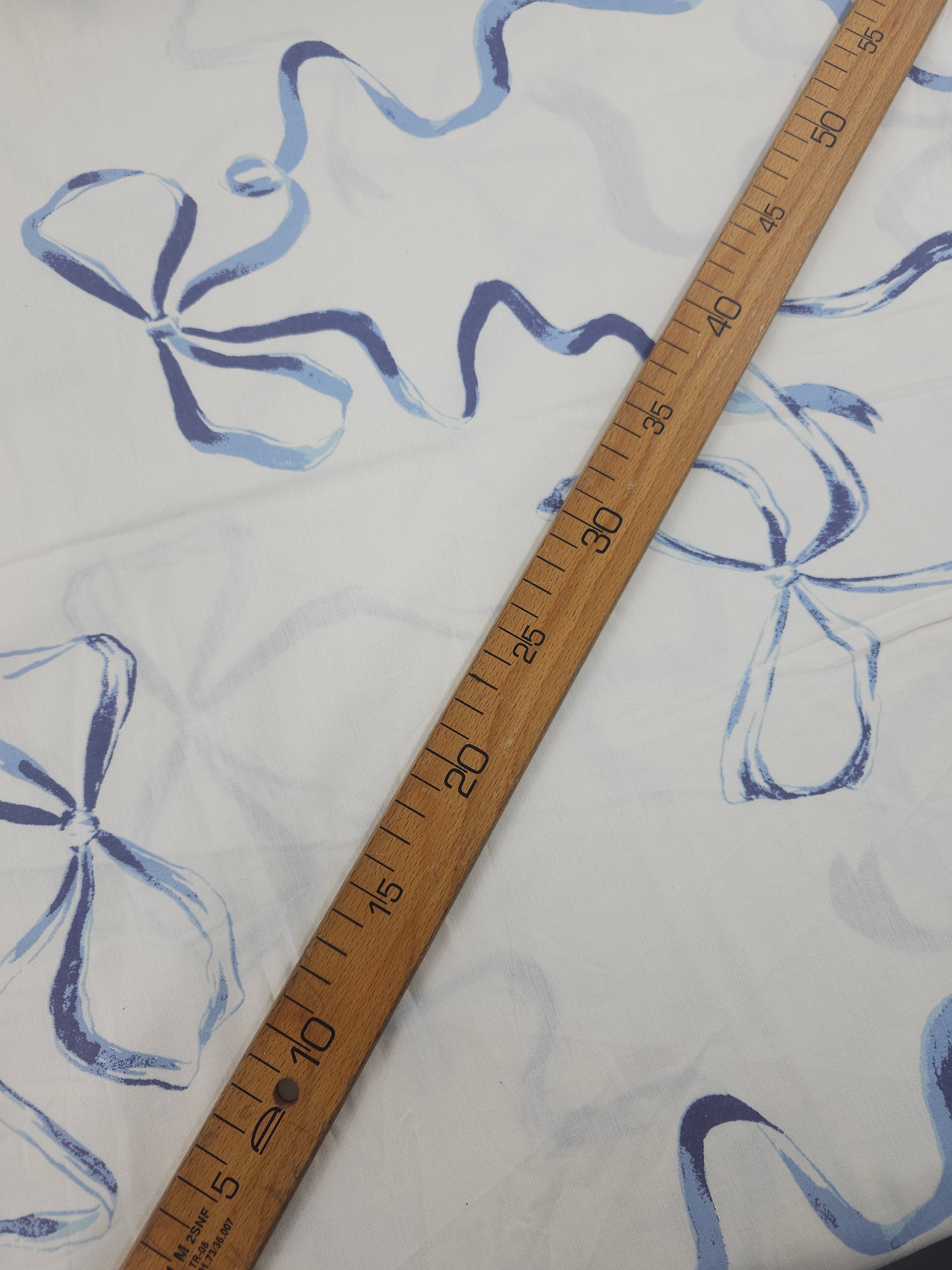 Blue Bow Streamer 100% Cotton 102” - Urban Outfitters *EXTRA WIDE*