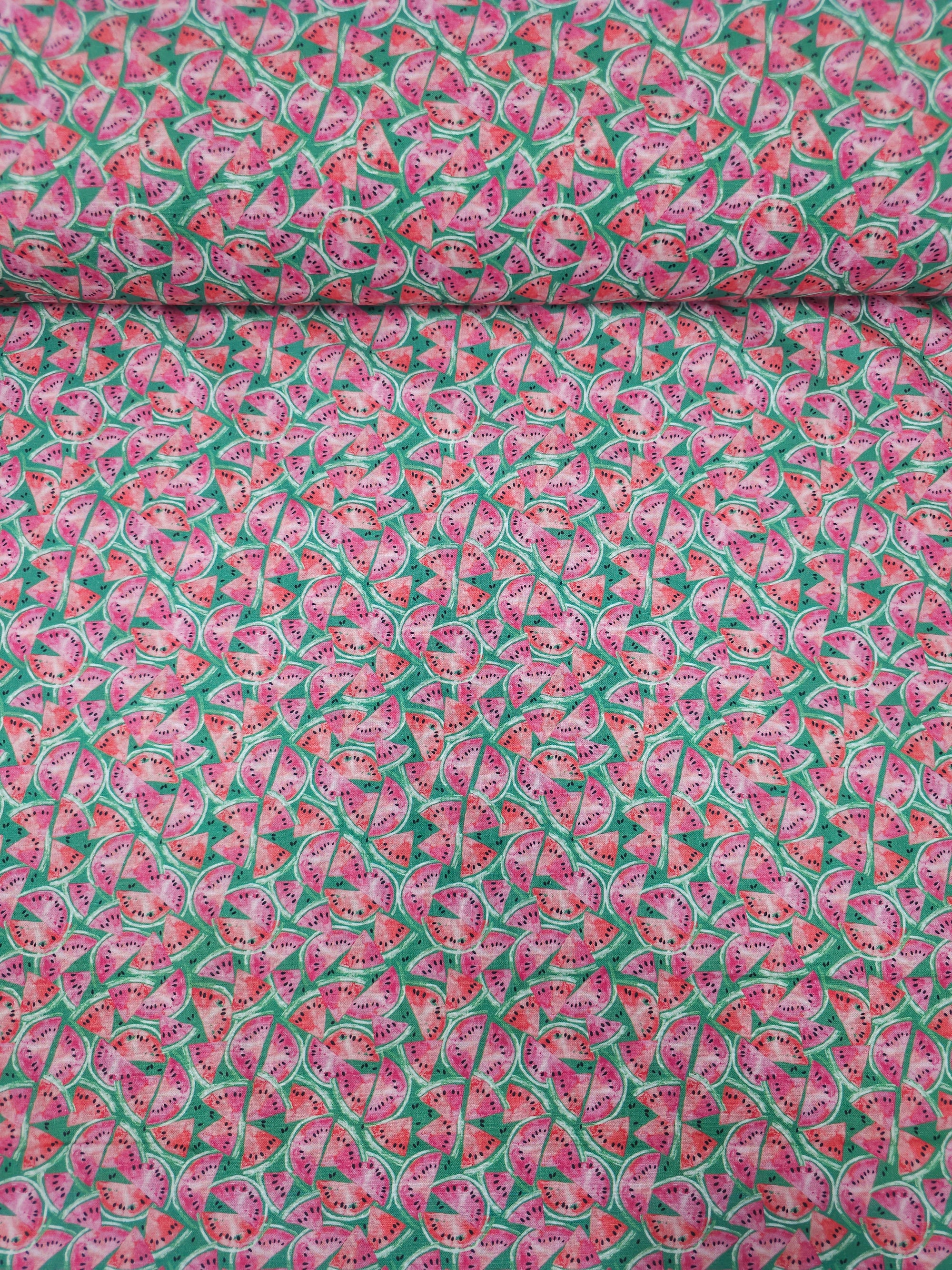 Ditsy Watermelon Slice 100% Cotton