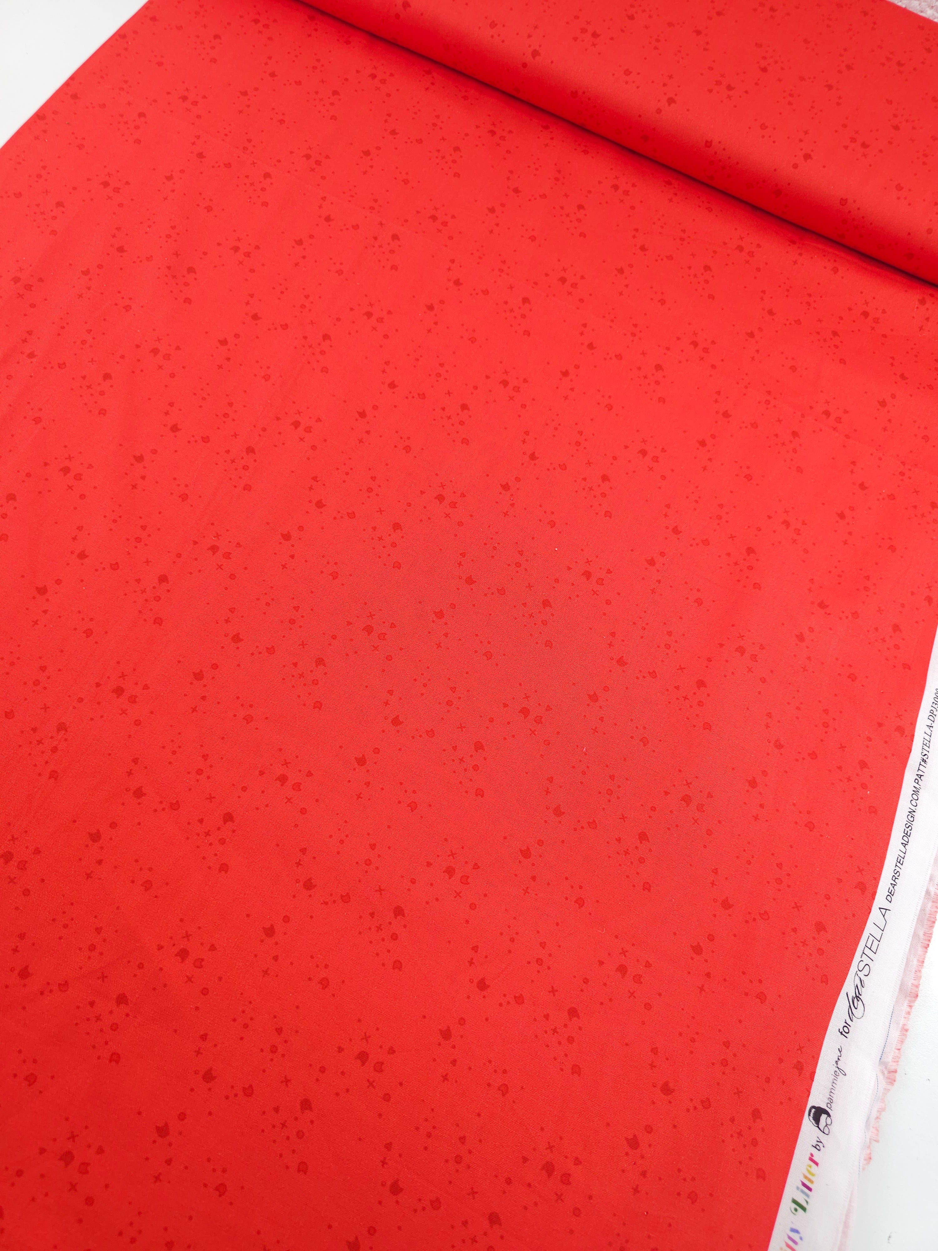 Red On Red Kitty Litter 100% Cotton - Pammie Jane