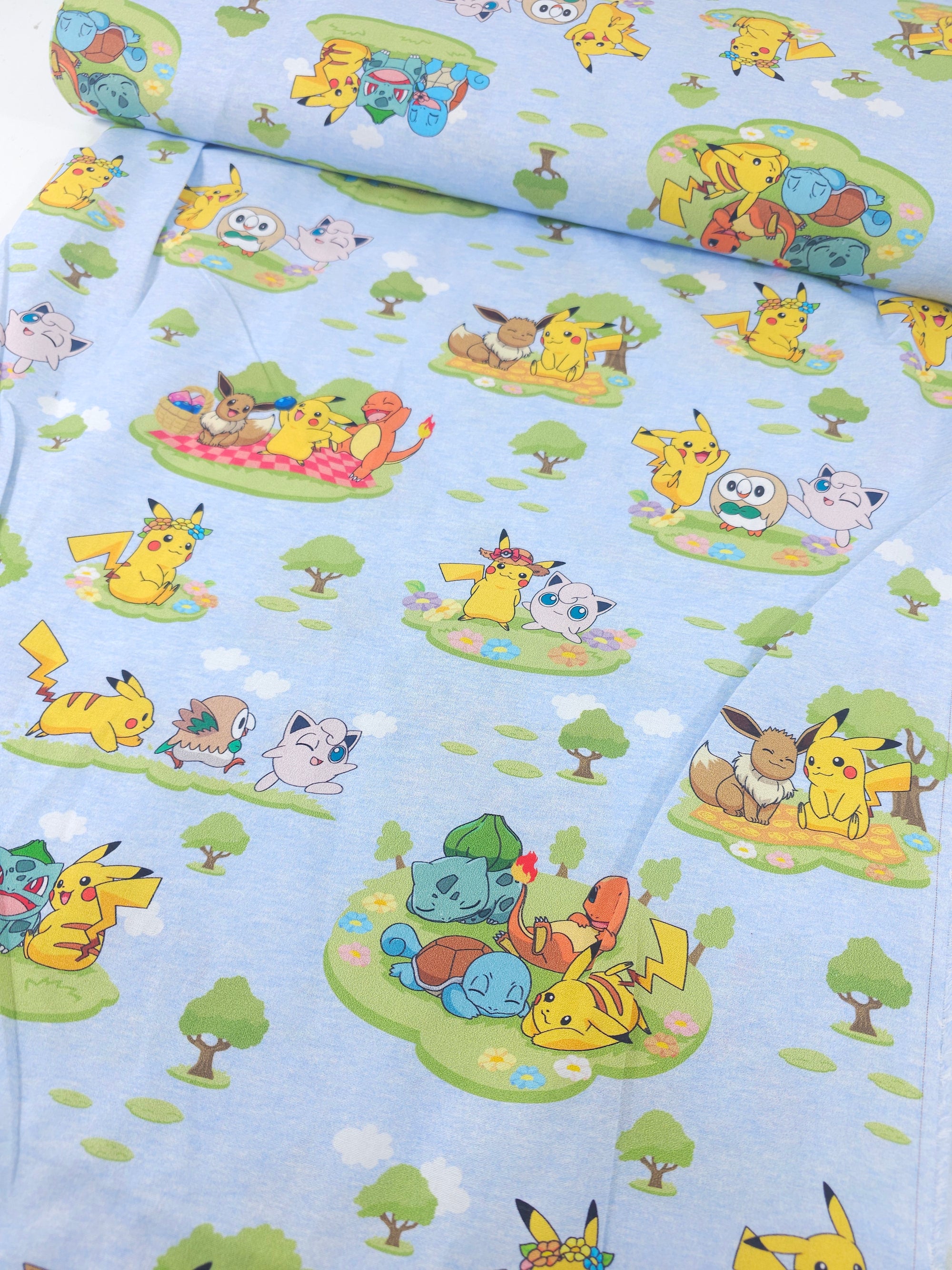 Pikachu And Friends 100% Cotton