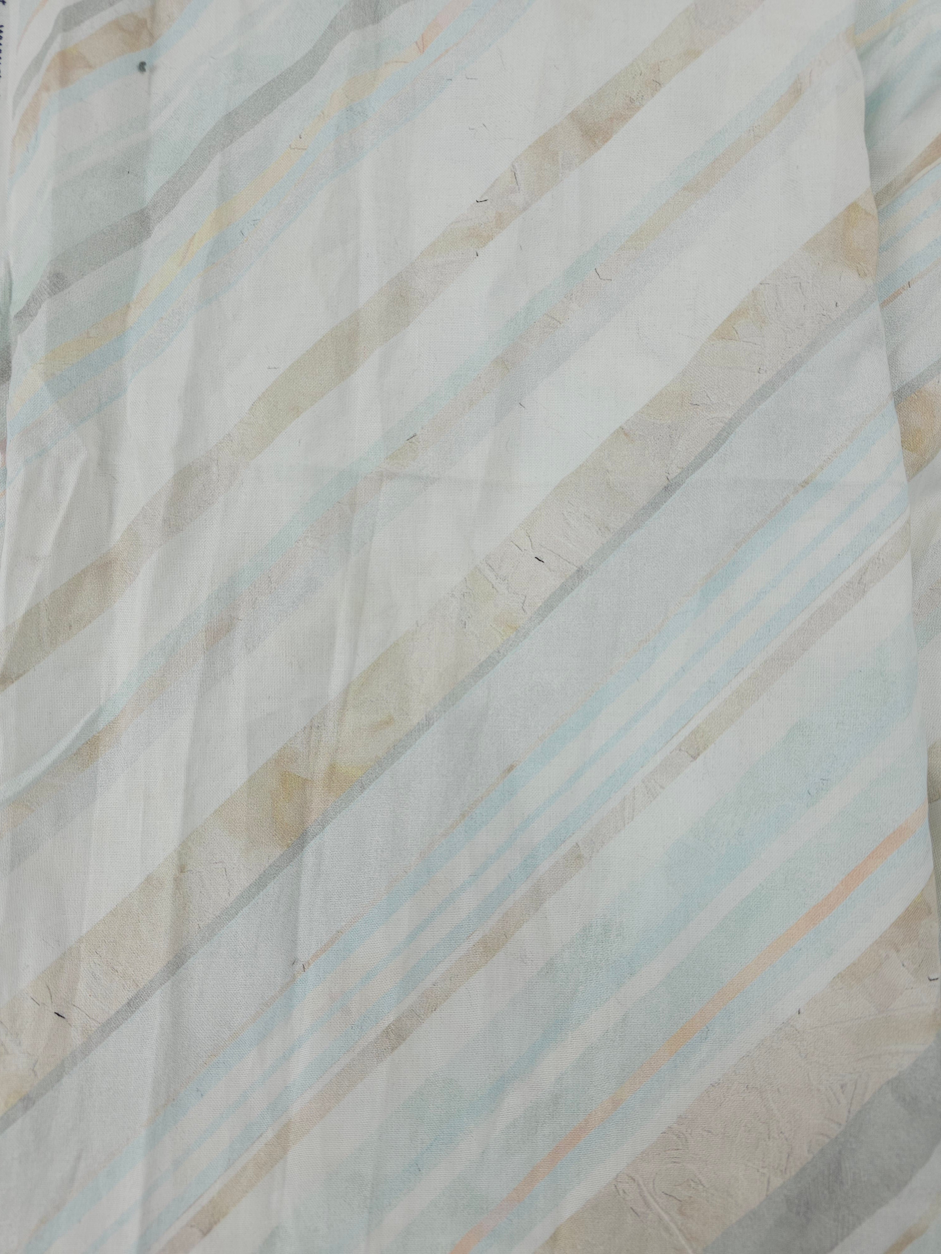 Pastel stripe Cotton- 2.4m piece