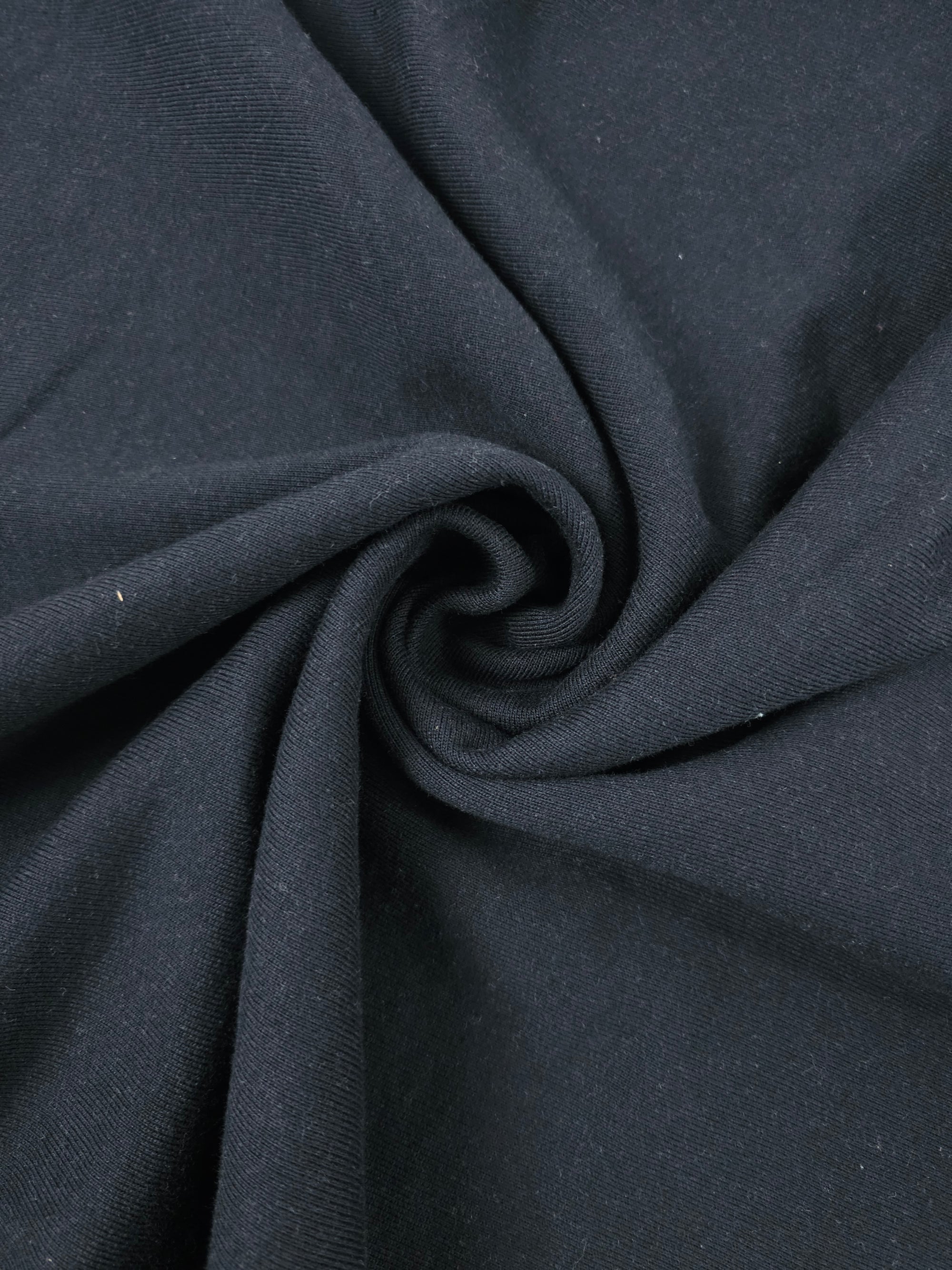 Black/Dark Grey Loopback Terry