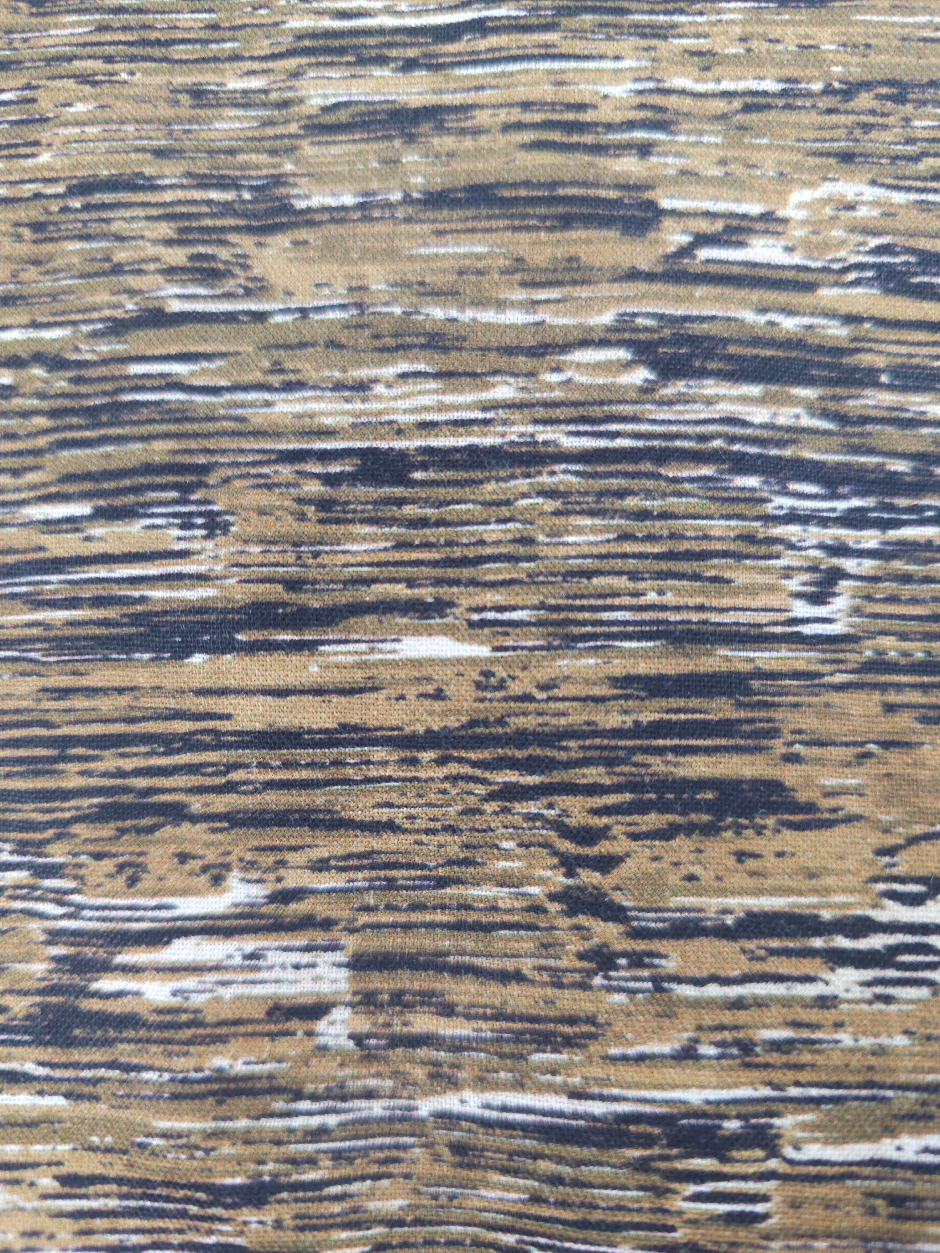Wood grain Cotton- 3.5m piece