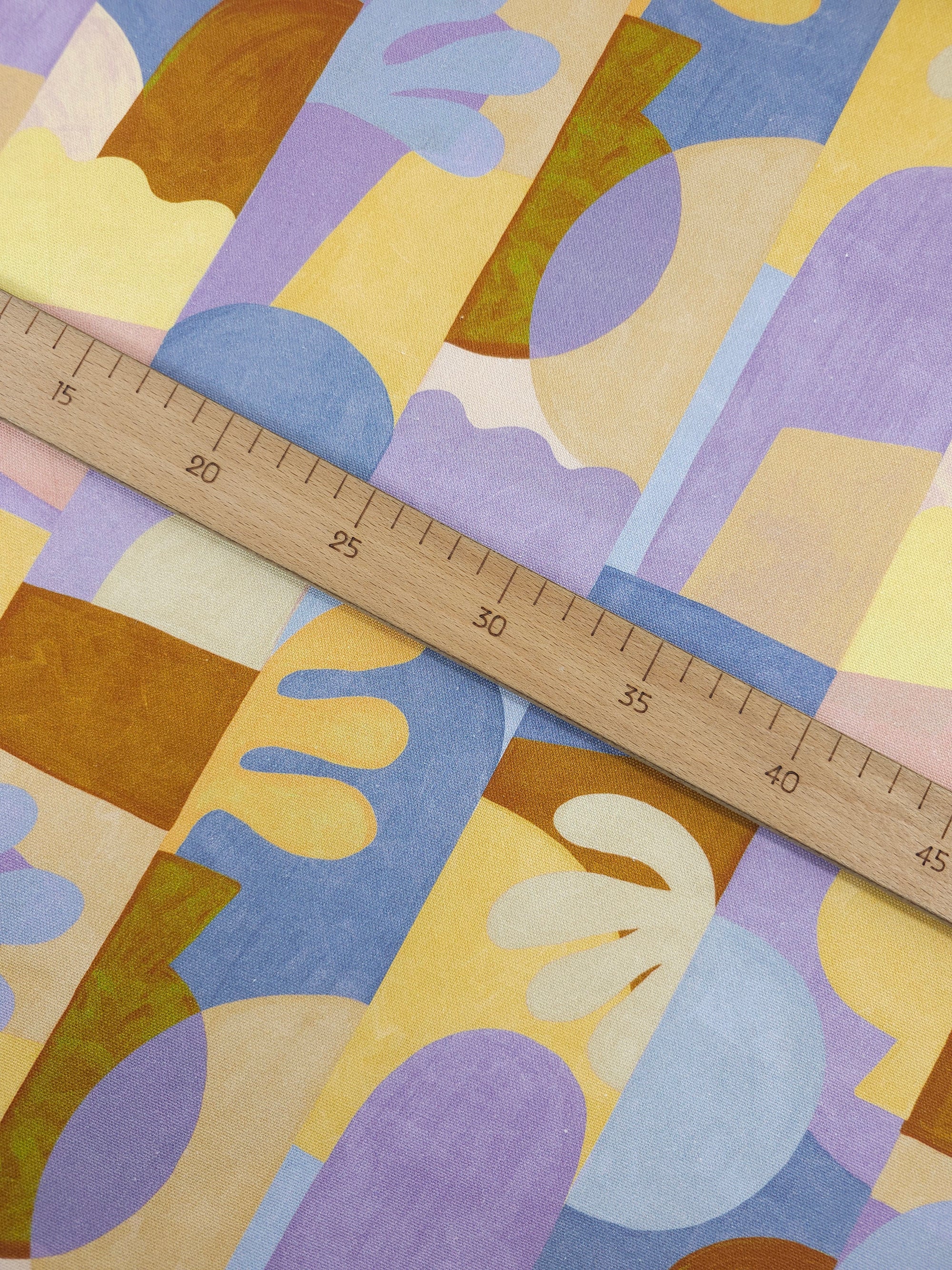 Abstract Groovy Doodle Lightweight Canvas Cotton