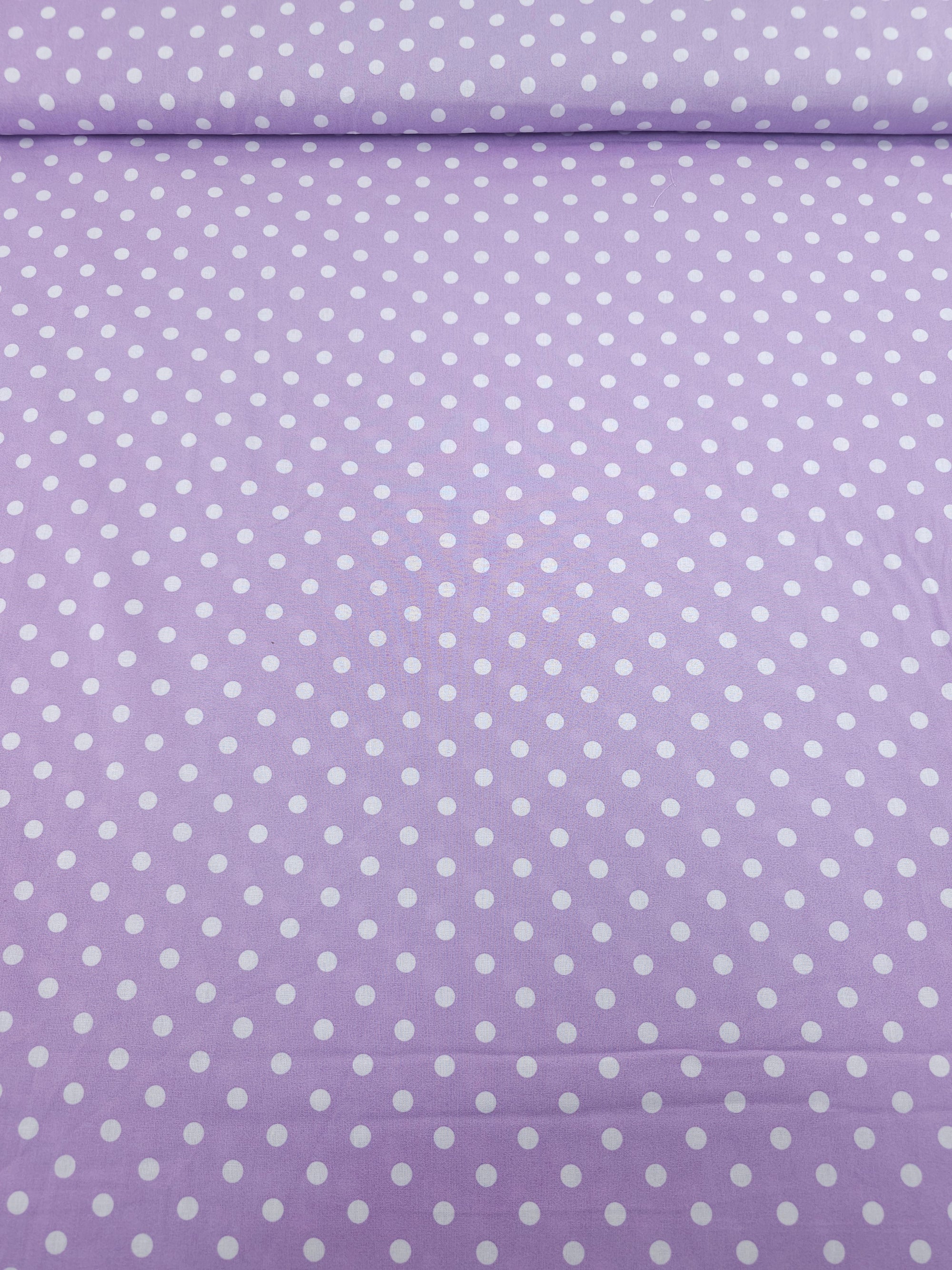 Light Purple Small Polka Spot Lightweight Cotton 60"