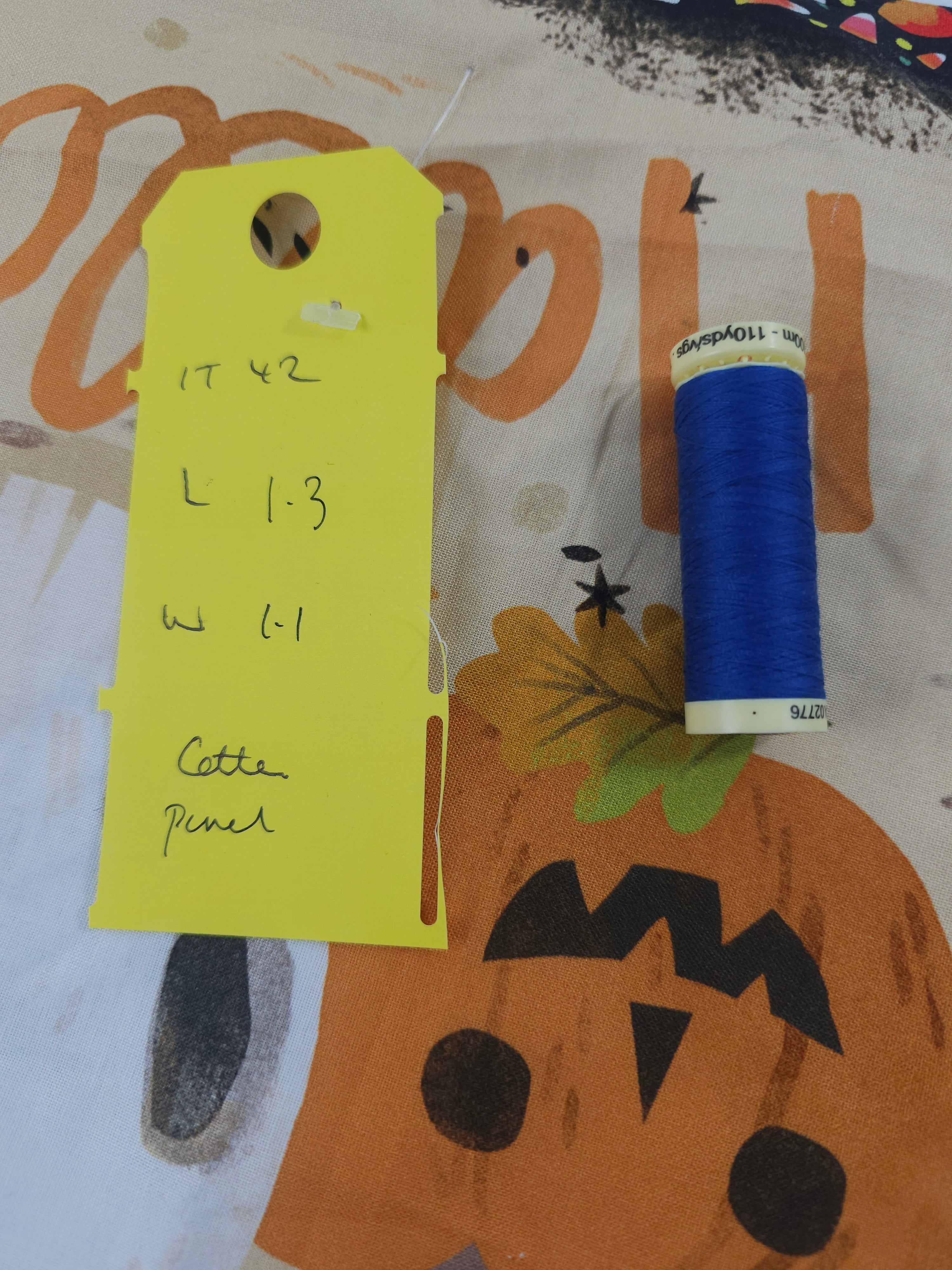 Halloween Cotton panel - 1.3m piece