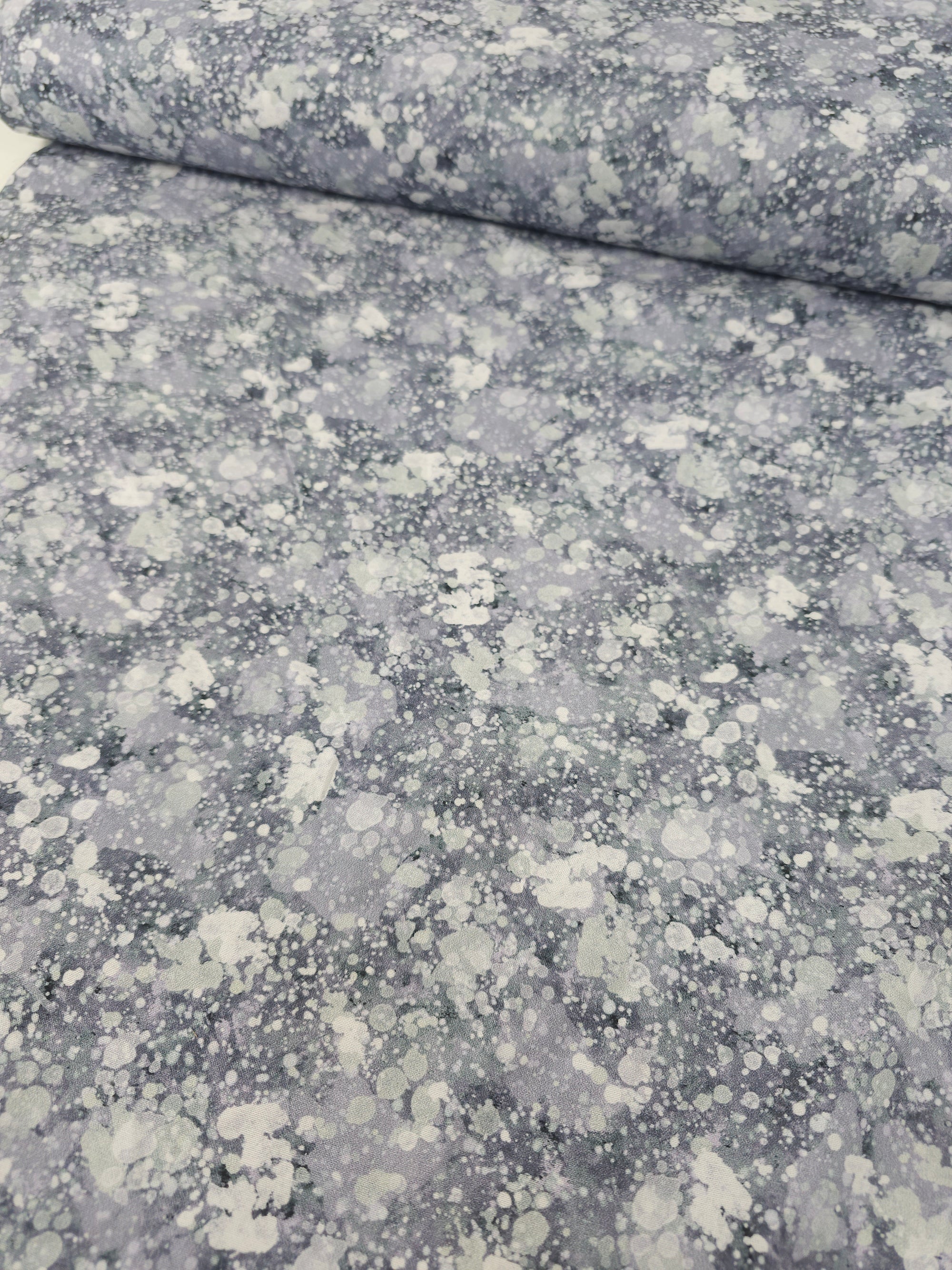 Grey Speckle Stones 100% Cotton