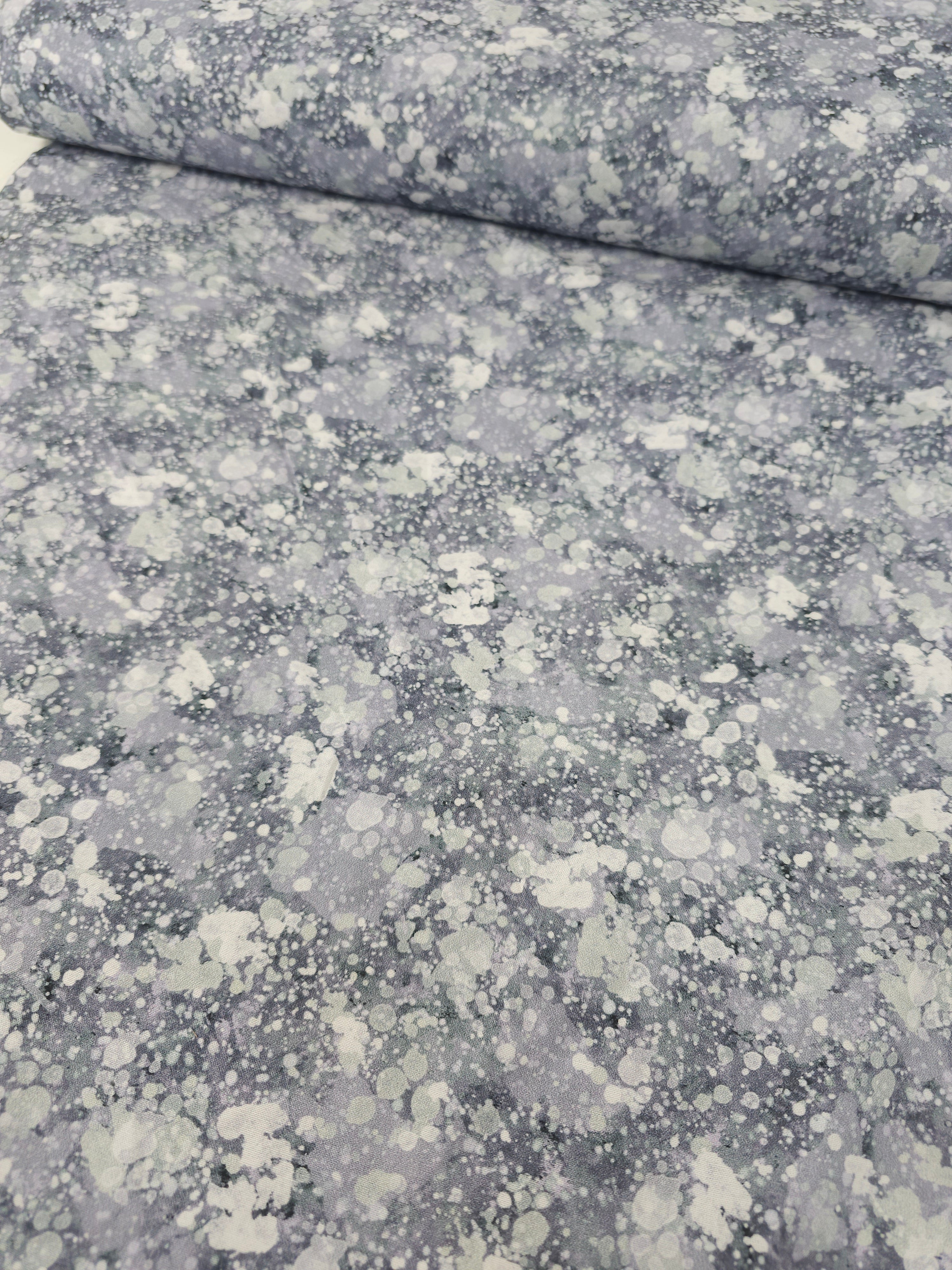 Grey Speckle Stones 100% Cotton