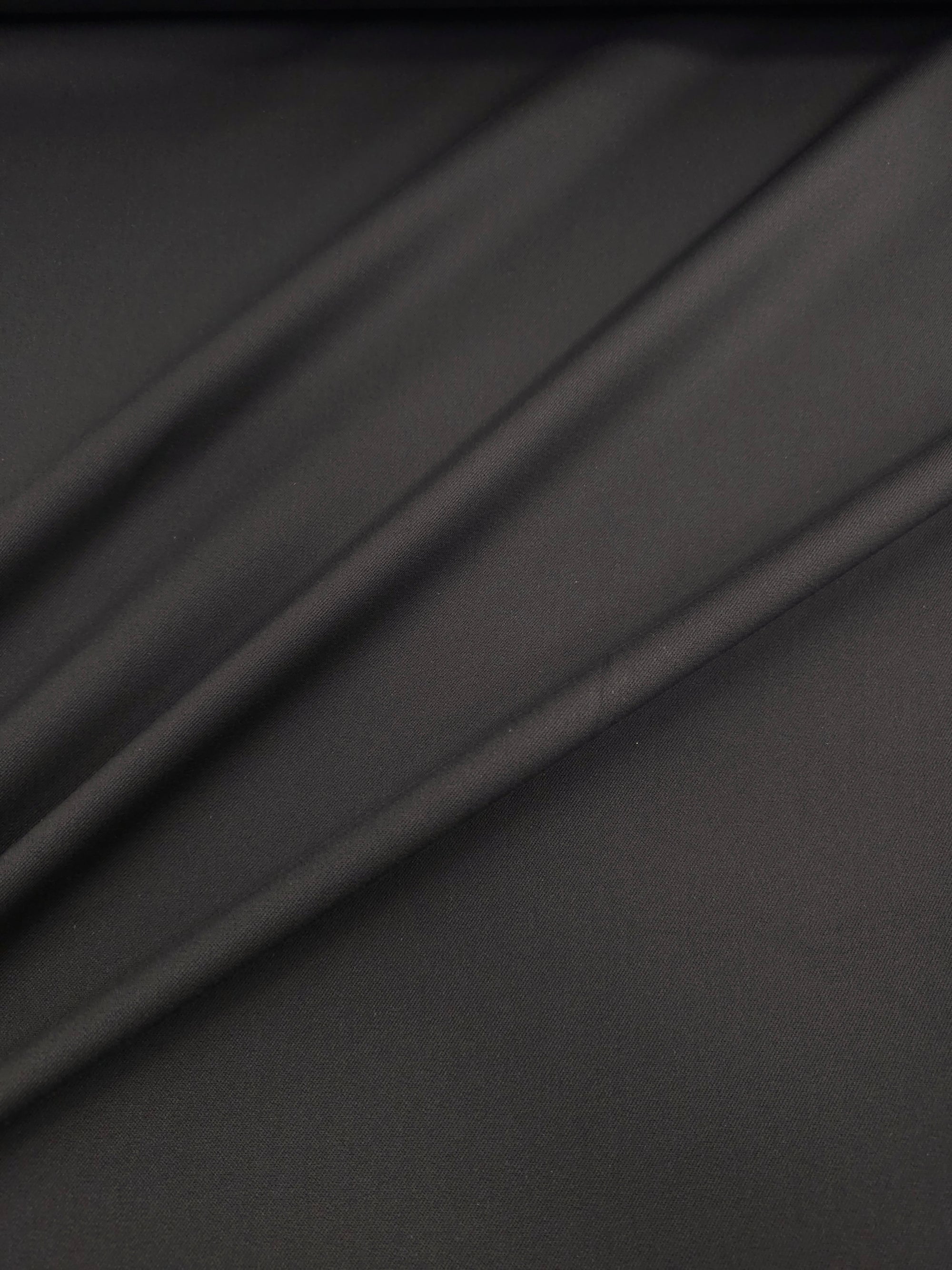 Ultra Dark Brown Stretch Cotton Twill