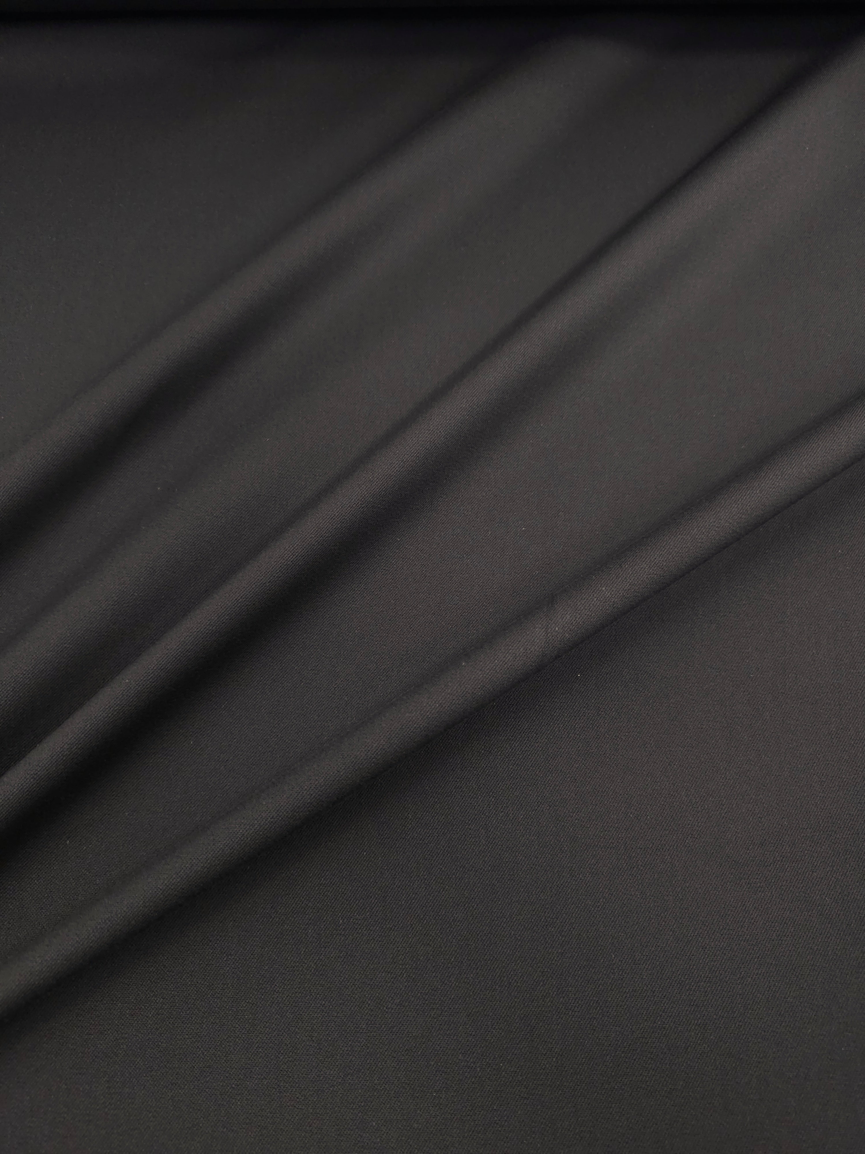 Ultra Dark Brown Stretch Cotton Twill