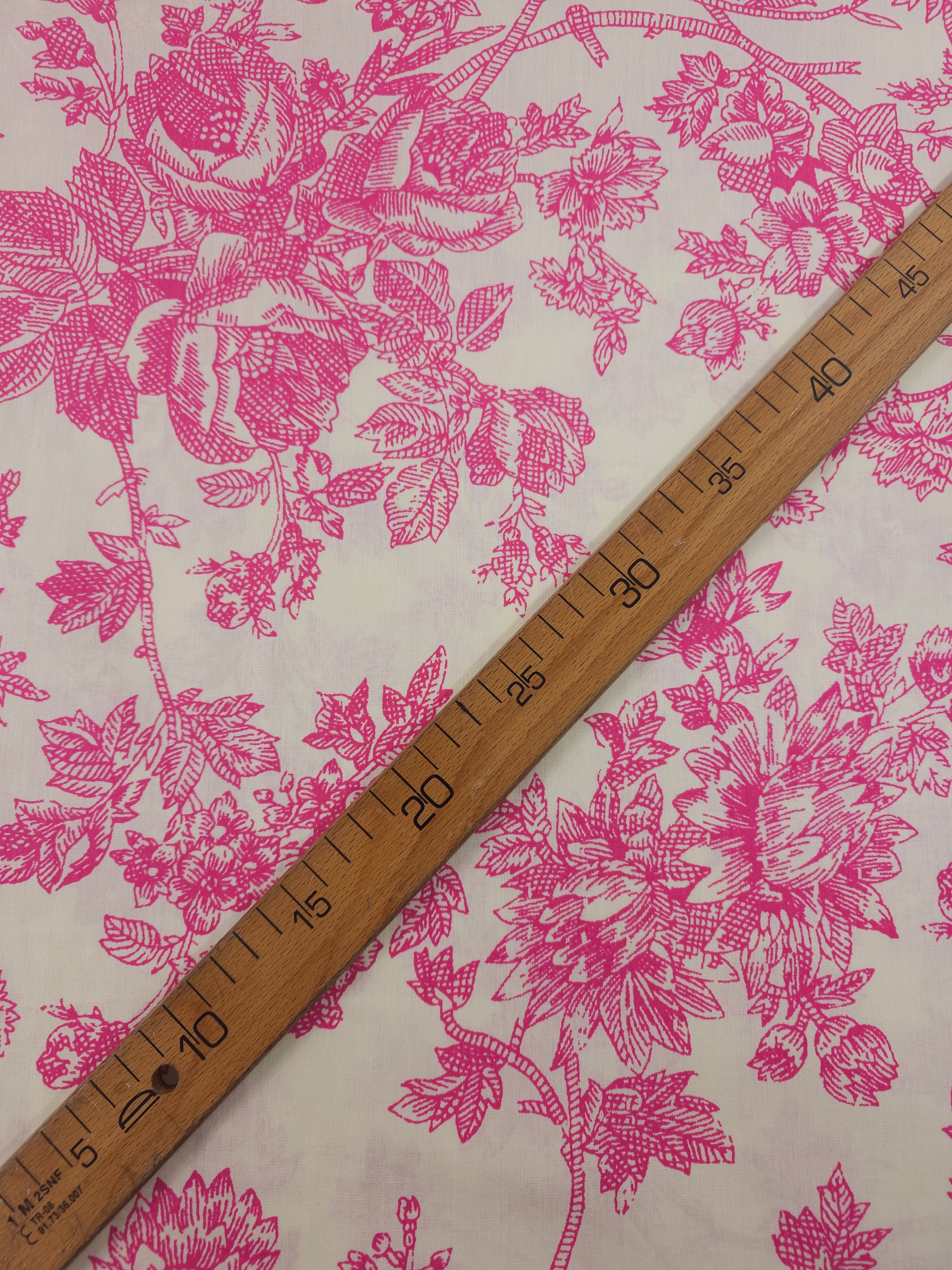 Pink Sketch Floral 100% Cotton 110” - Urban Outfitters *EXTRA WIDE*
