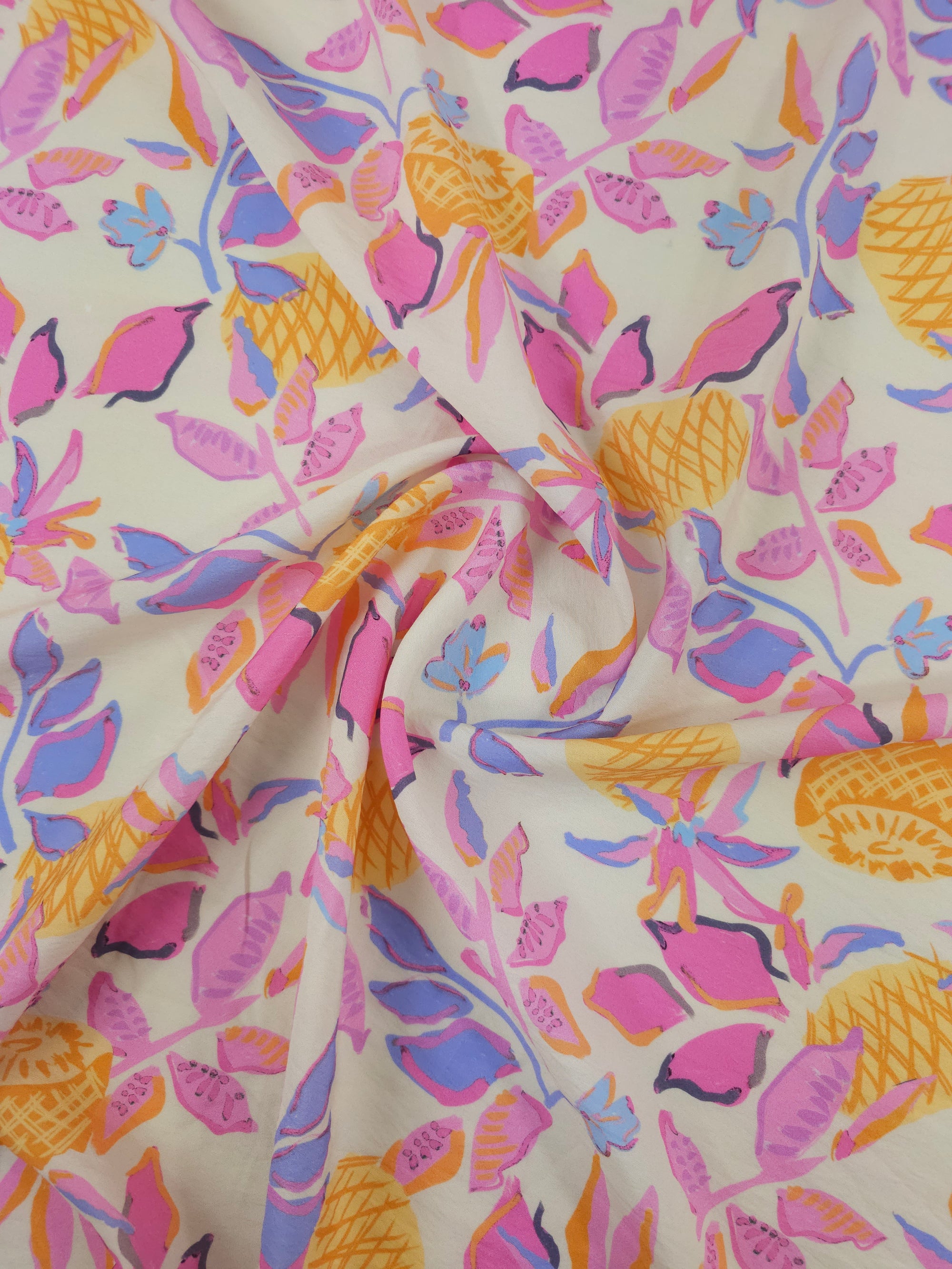 Pineapple Oasis Leaf Modal Viscose