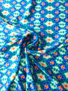 Abstract Damask Viscose Satin