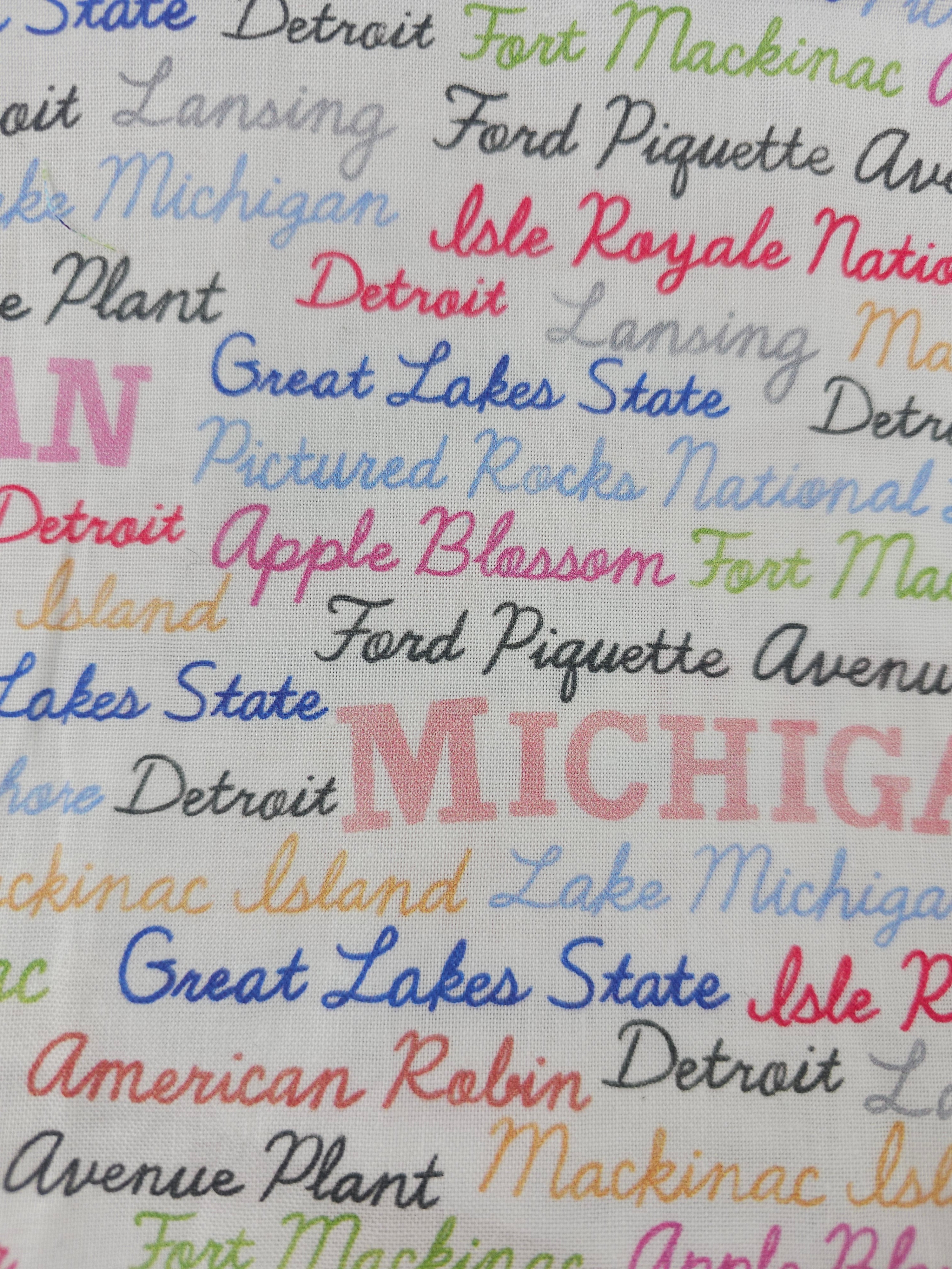 Michigan state Cotton- 1.8m piece