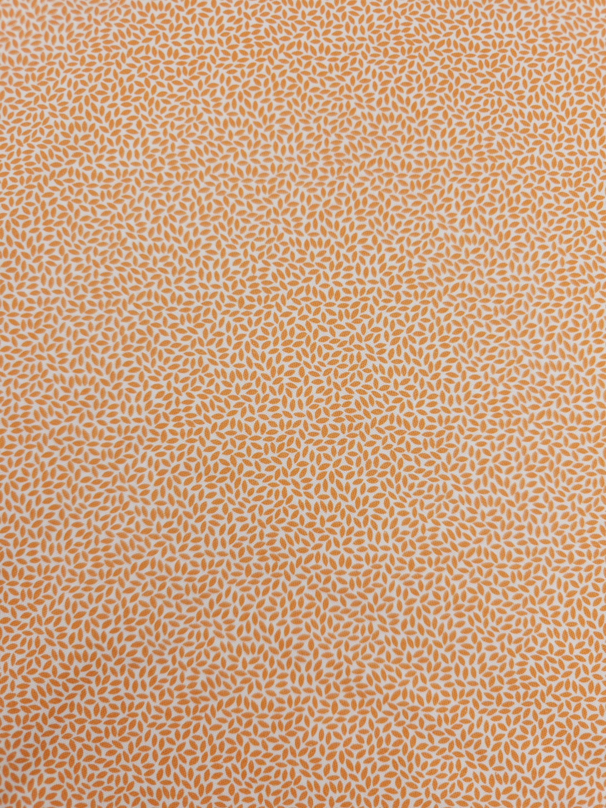 Orange Fallen Petals 100% Cotton