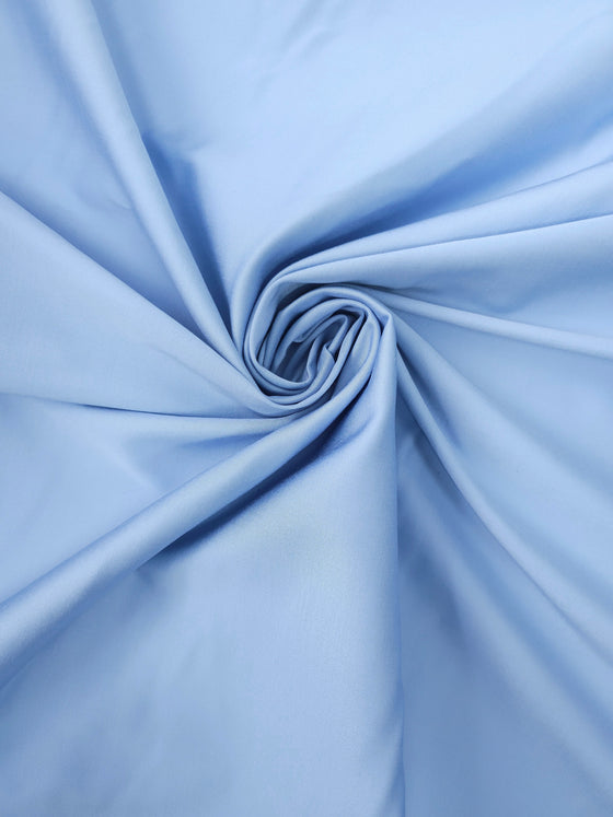 Baby Blue Brushed Cotton Tencel