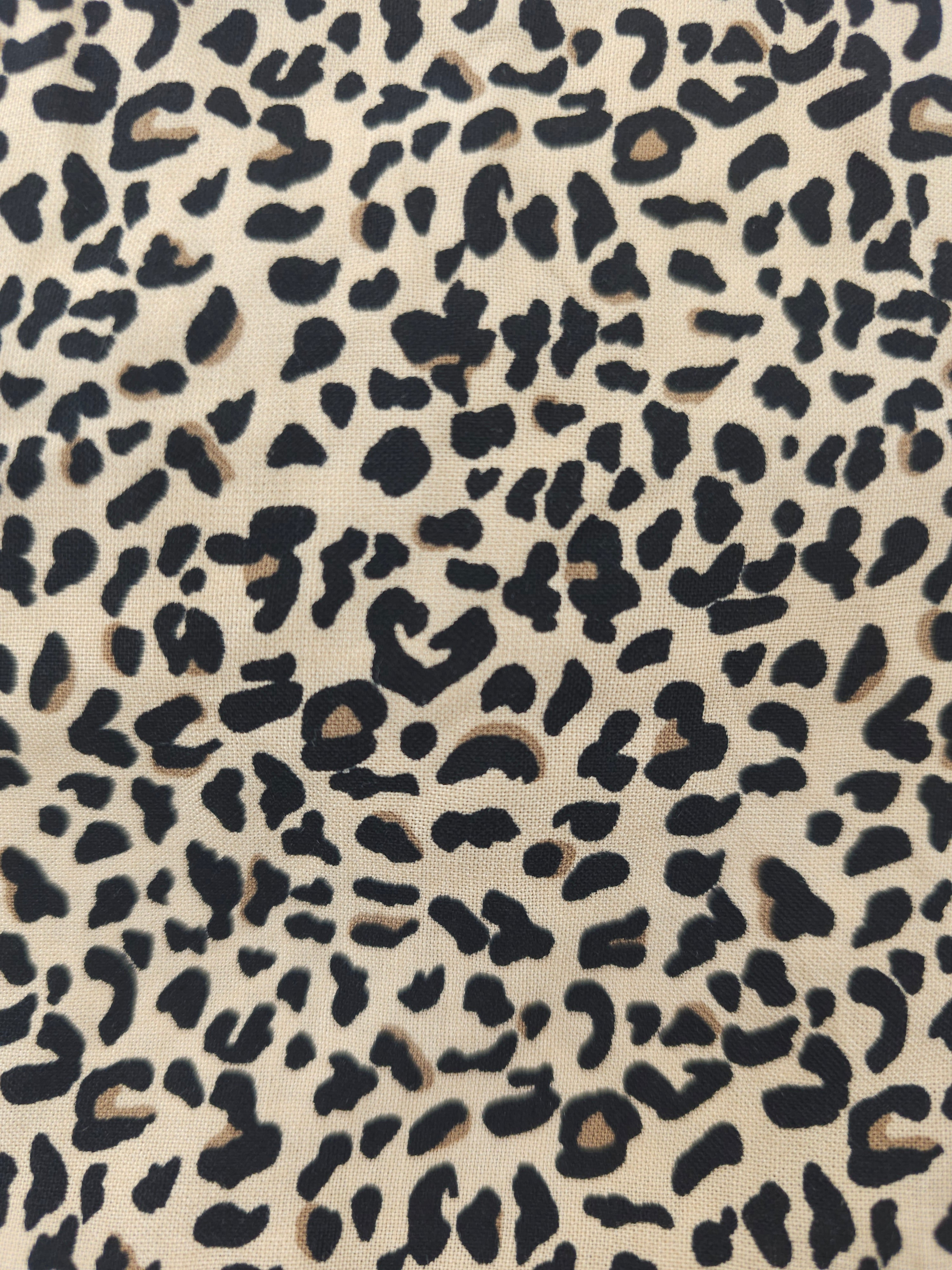 Small warm cheetah Viscose- 1.6m piece