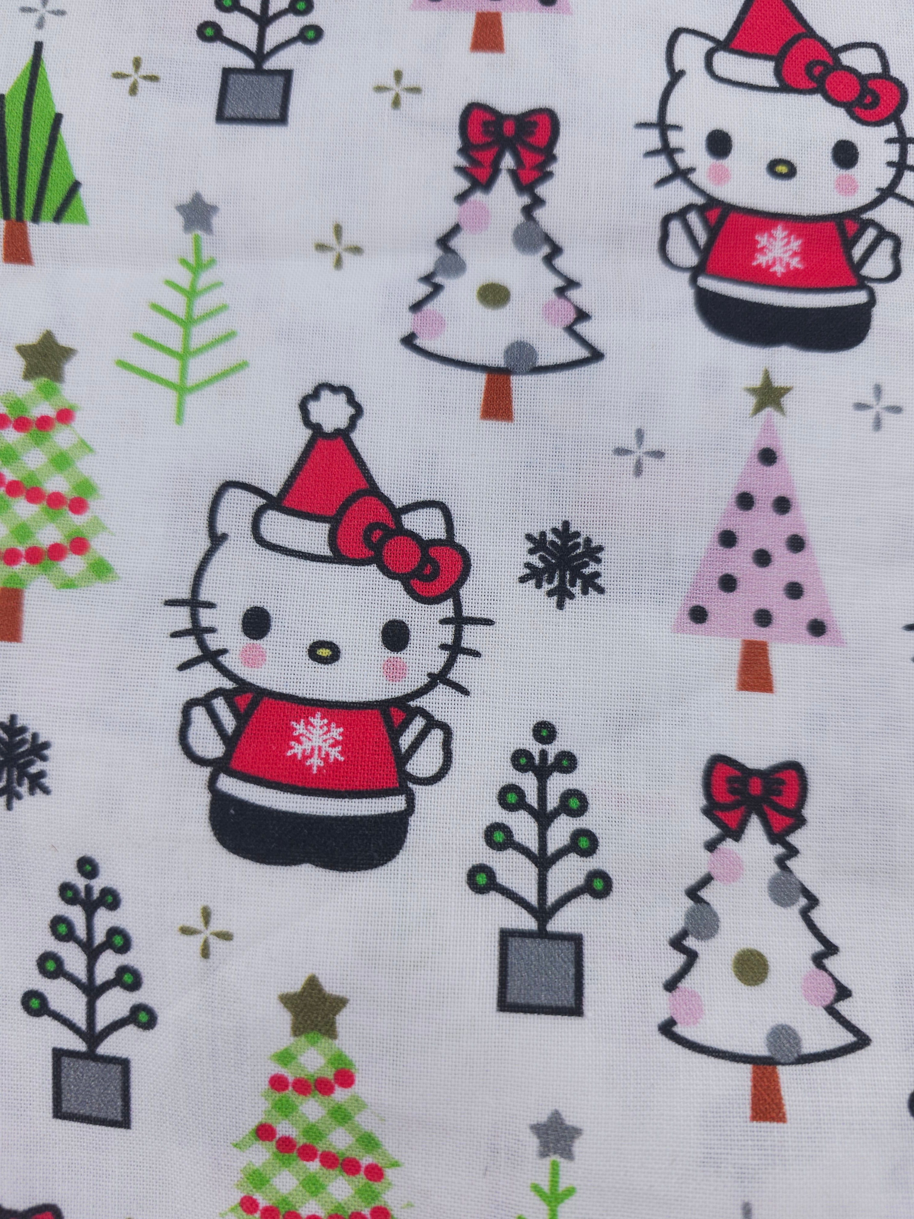 Christmas hello kitty Cotton- 1.1m piece