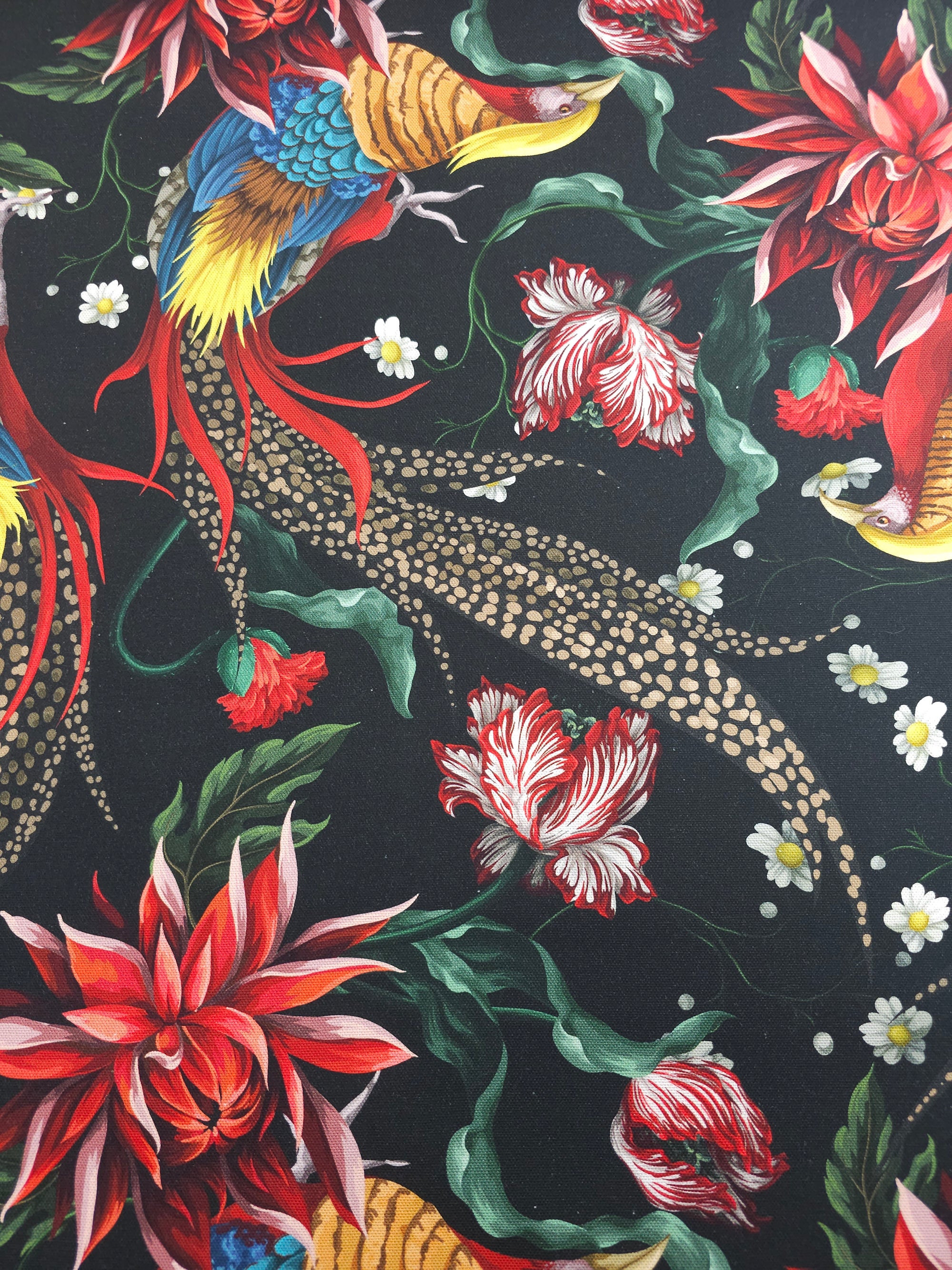 Pheasant Botnaics Canvas Cotton