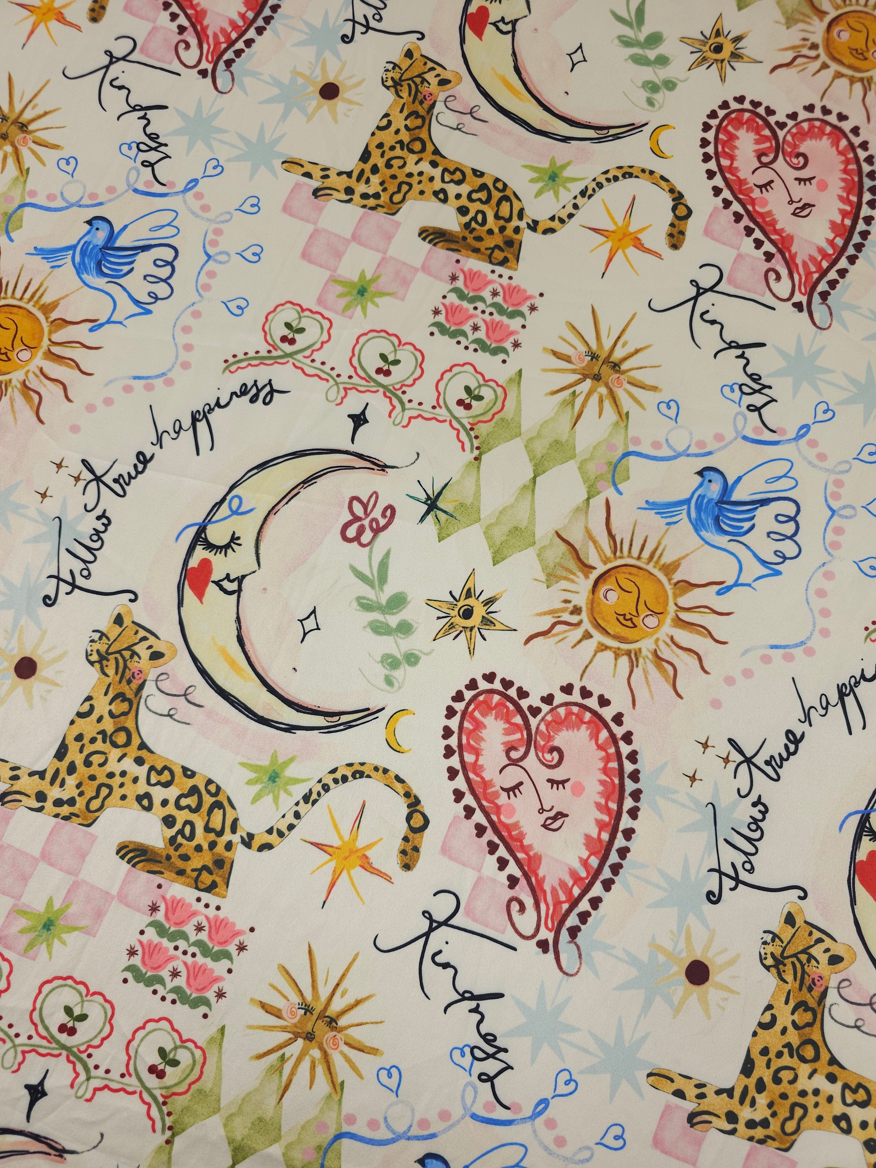Celestial Happiness Poly Satin Stretch *Next*