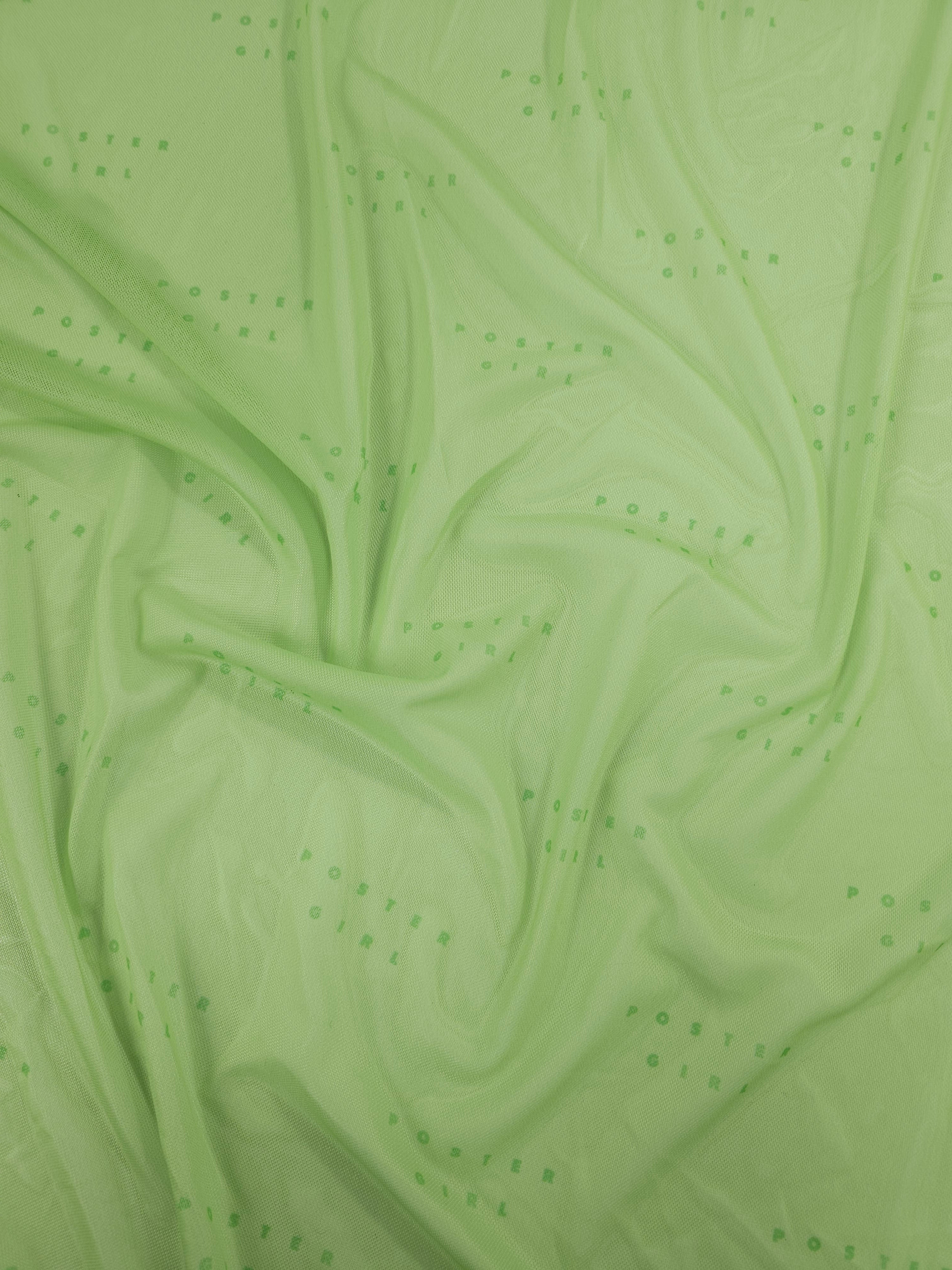 Light Green Statement Mesh *POSTER GIRL*