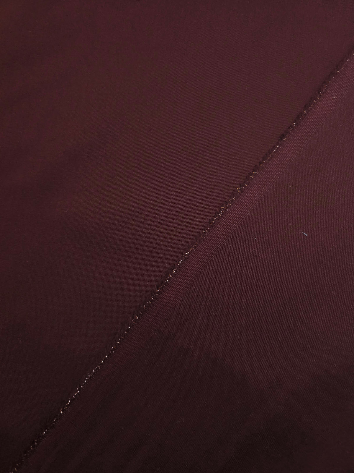 Burgundy Cotton Twill