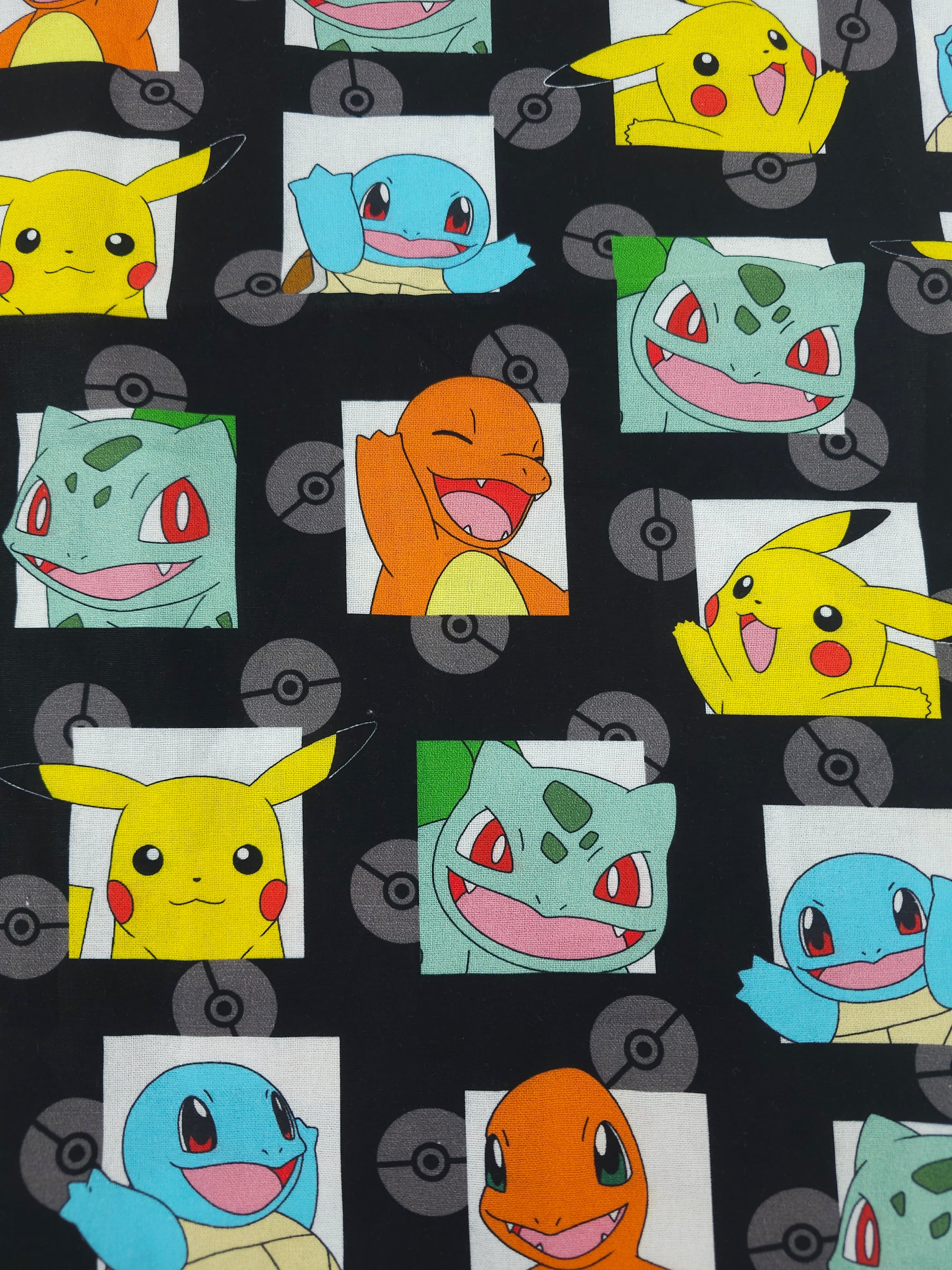 Pokemon starters Cotton- 1m piece