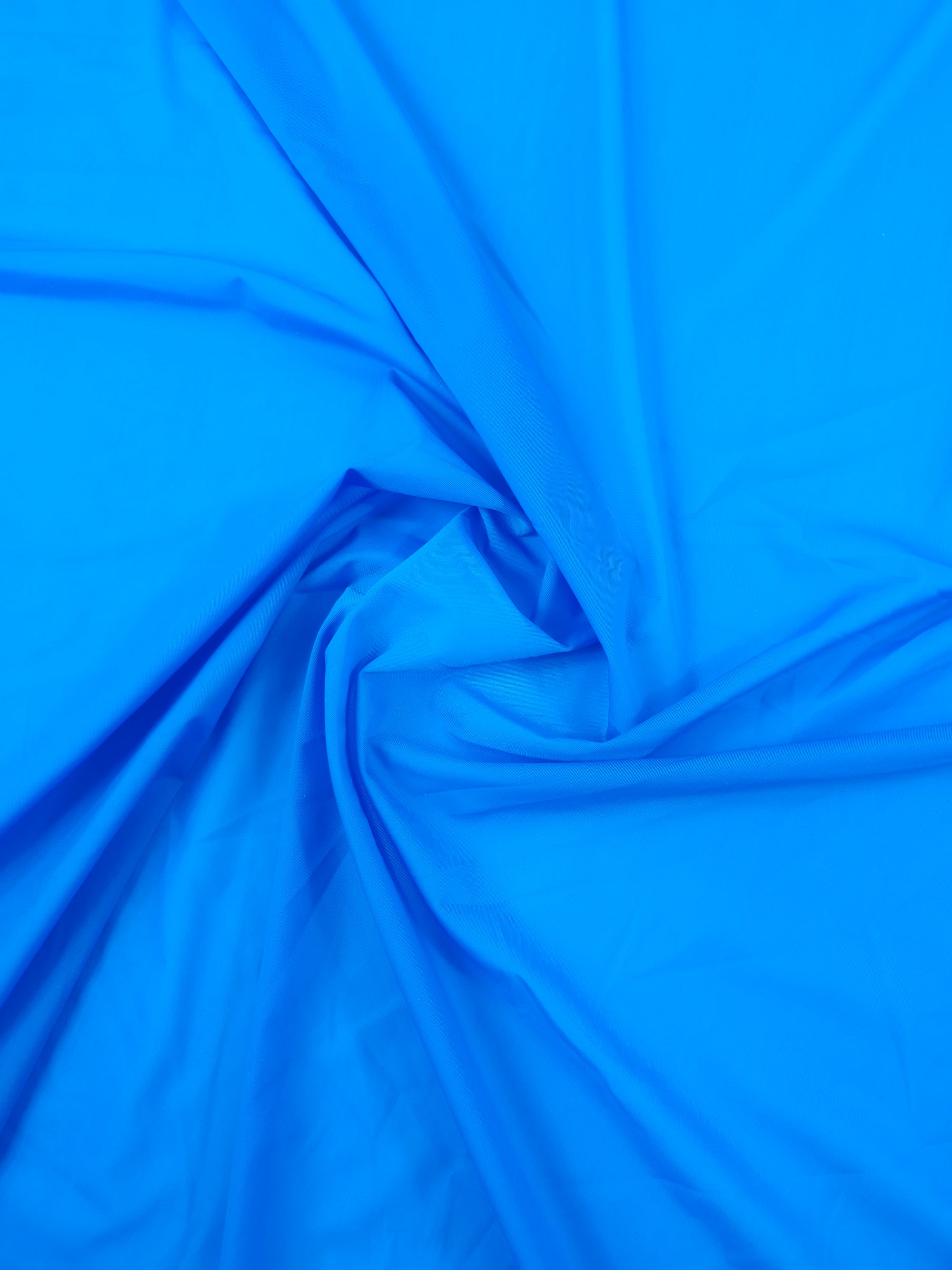 Blue Semi Sheer Swimwear 4-Way Stretch