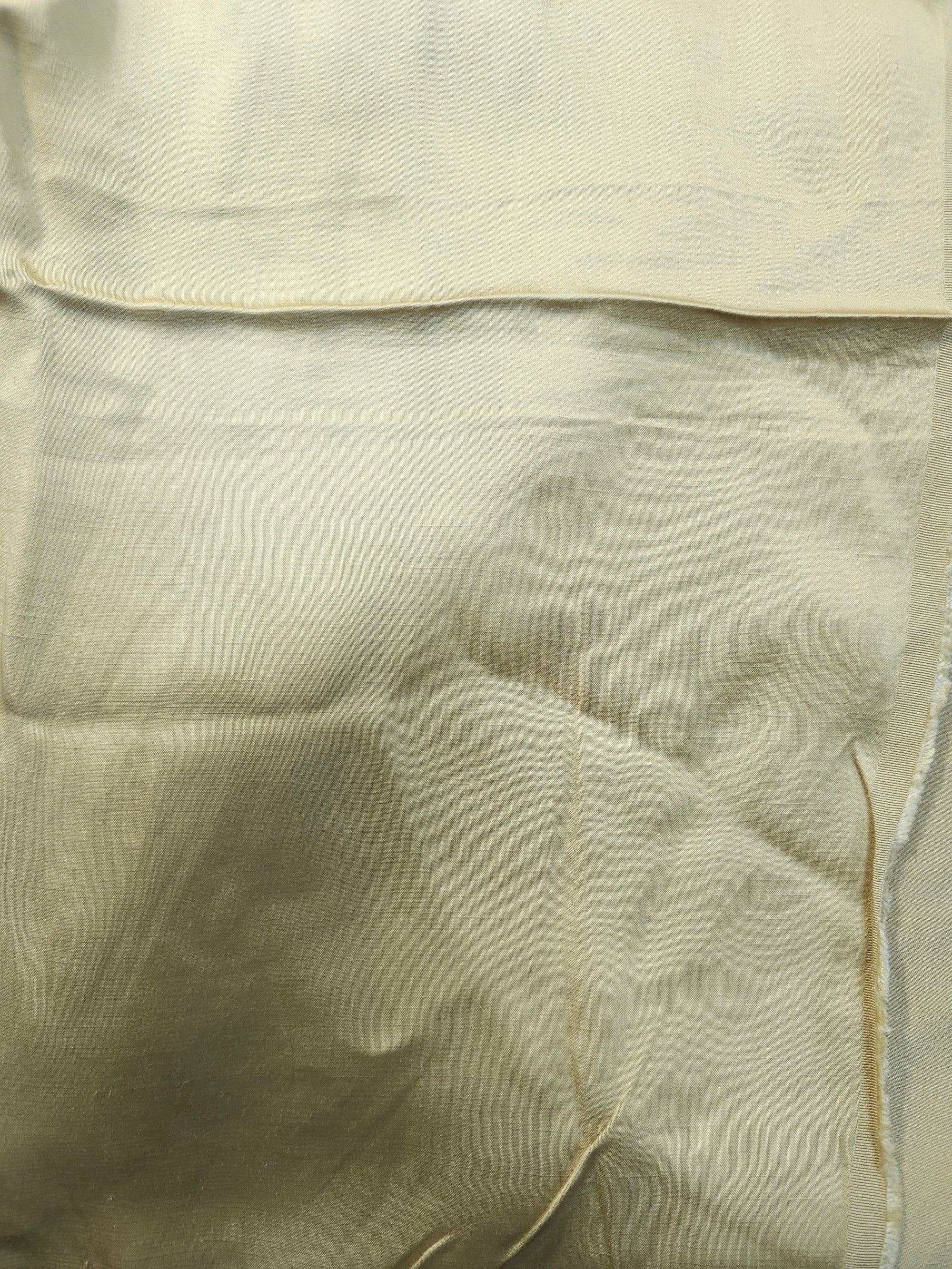 Washed Yellow Viscose Satin - 2.4m Piece