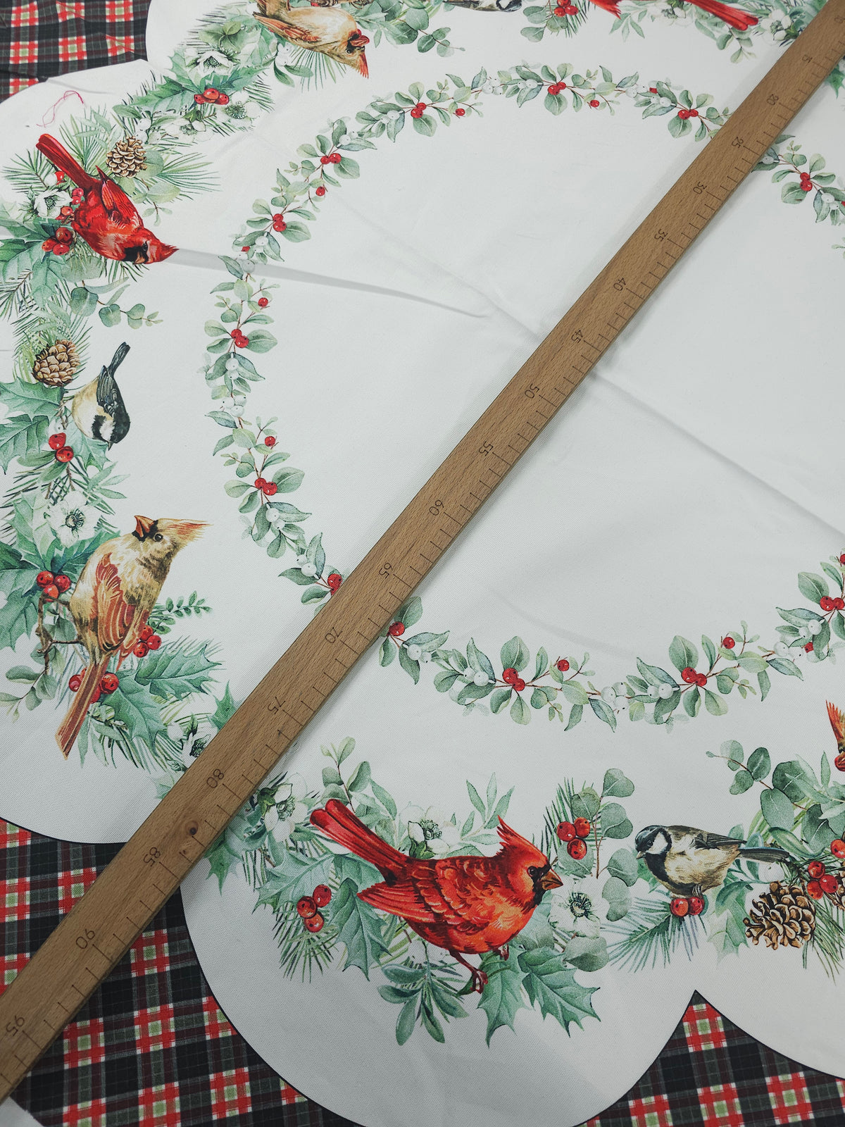 *SEW YOUR OWN* Christmas Tree Skirt Canvas Cotton
