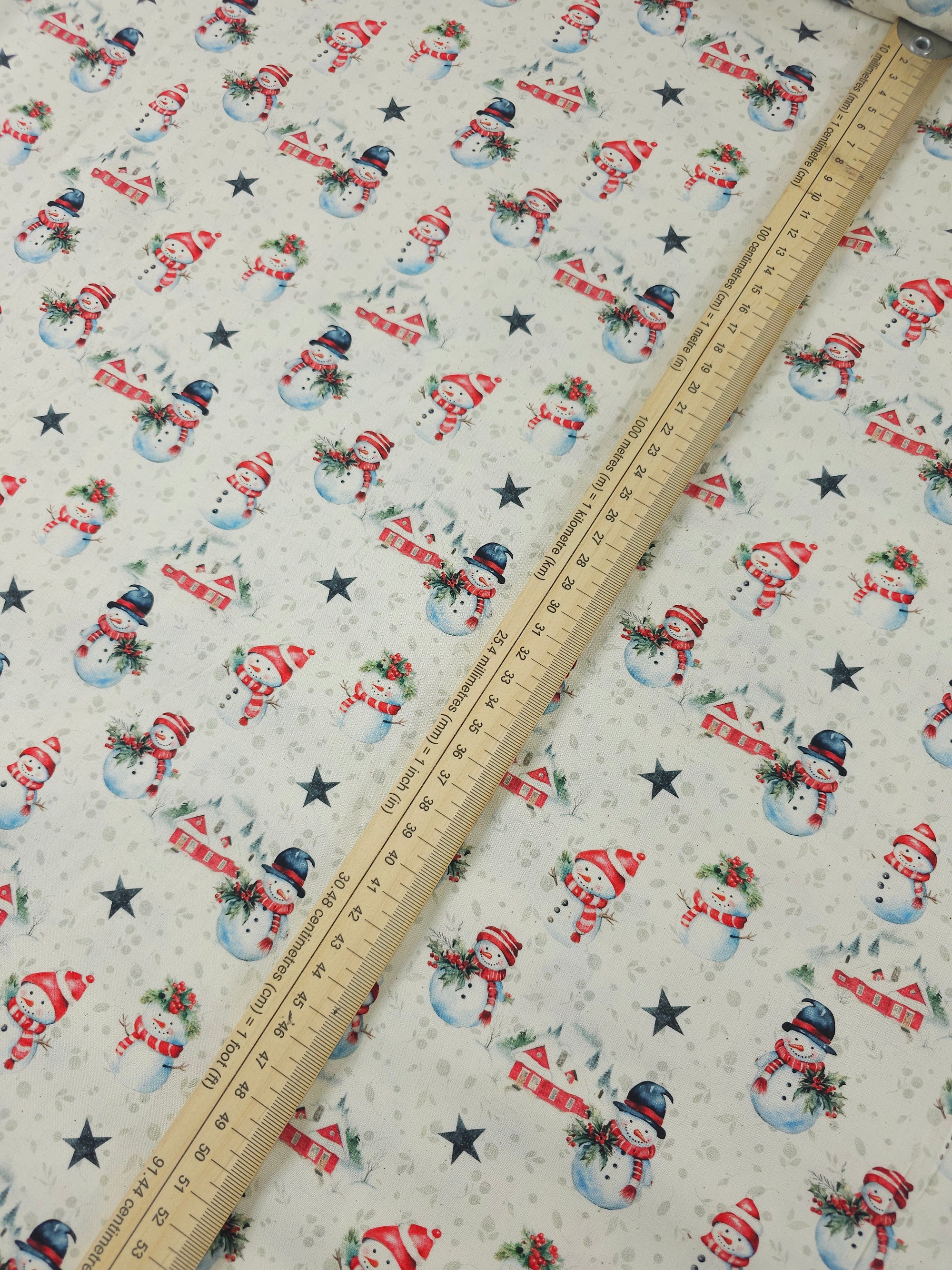 Snowman Pals 100% Cotton 60"