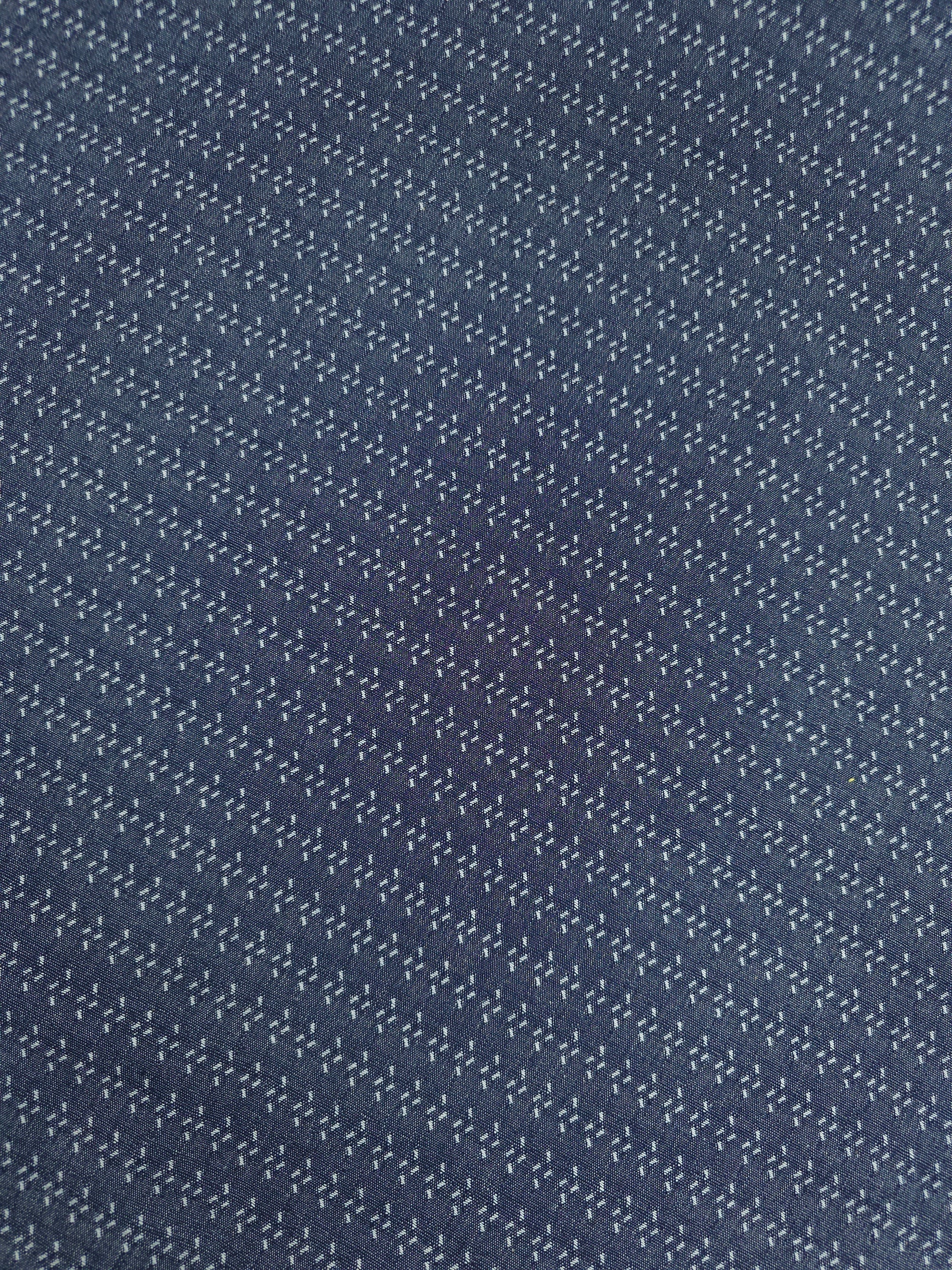 Ditsy Static Geometric Denim