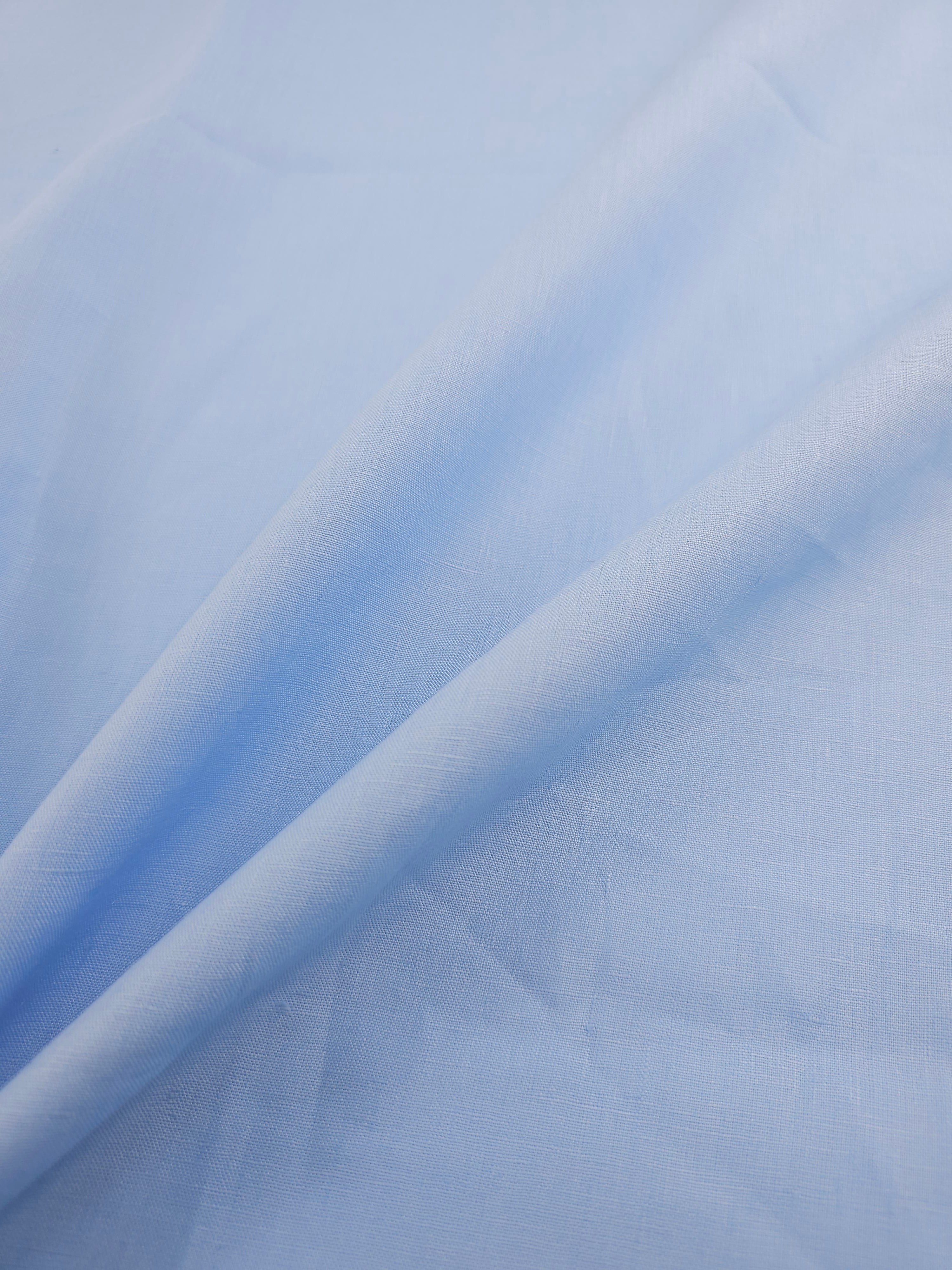 Baby Blue 100% Linen