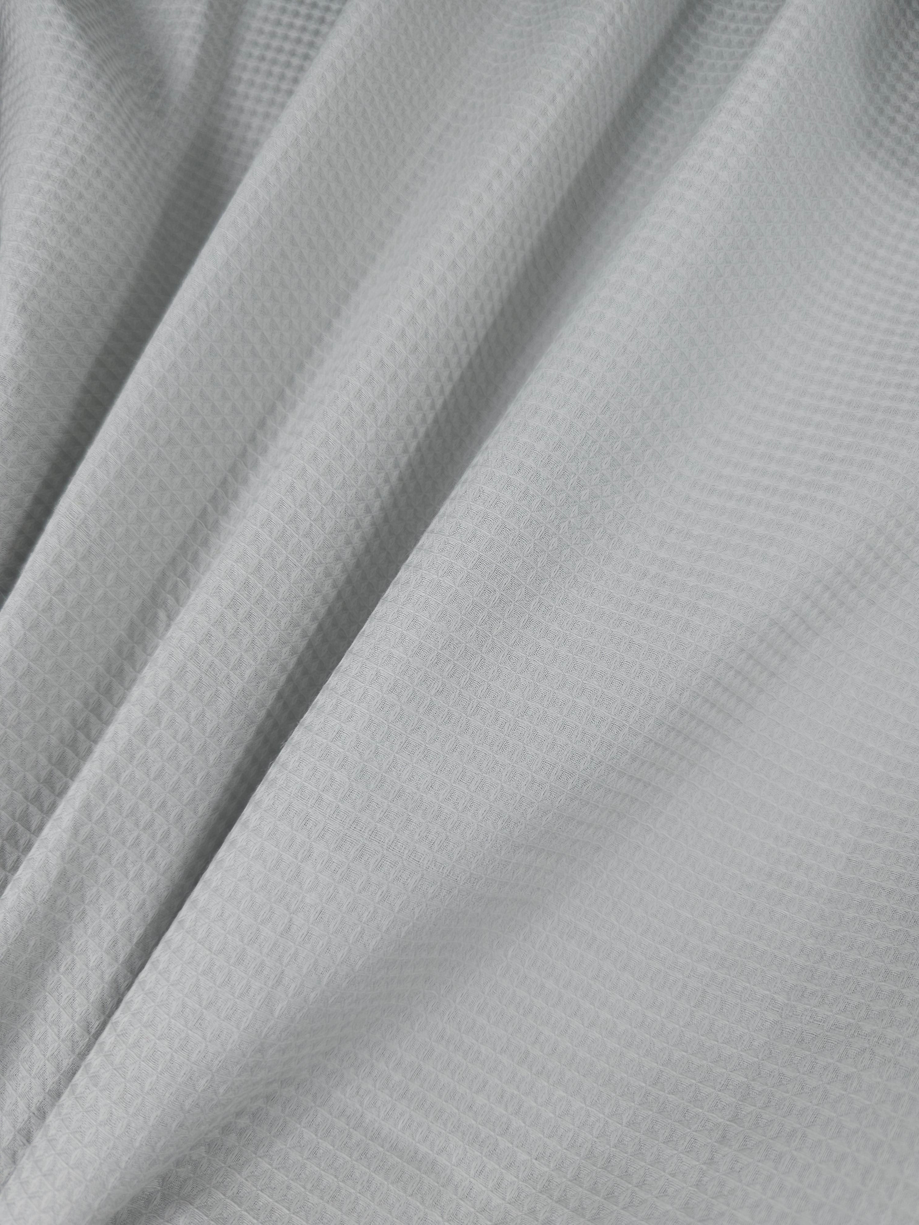 Light Grey Soft Waffle Cotton