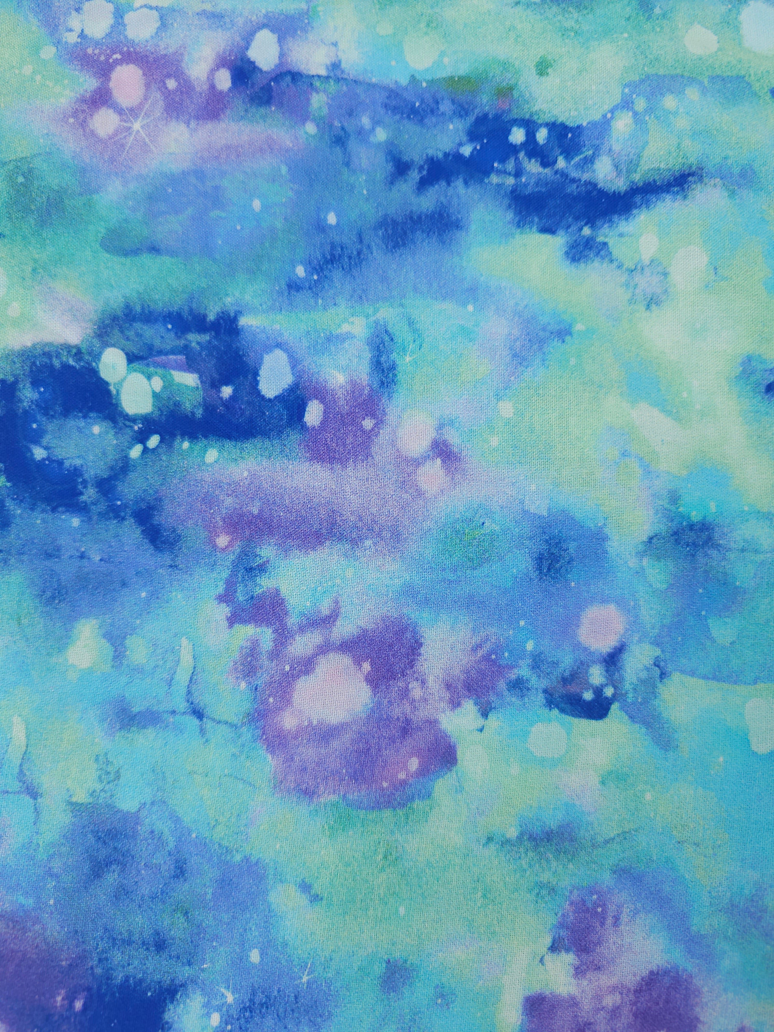 Blue galaxy Cotton- 2m piece