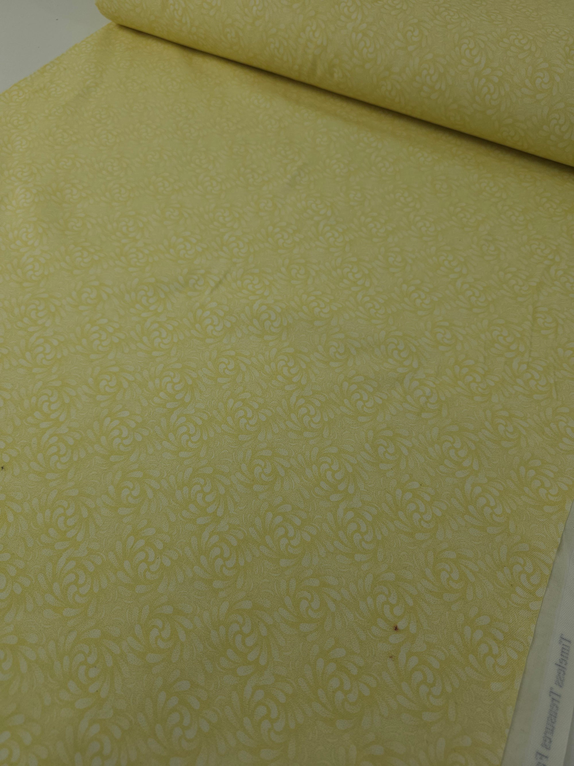 Butter Yellow Curl Whisper 100% Cotton