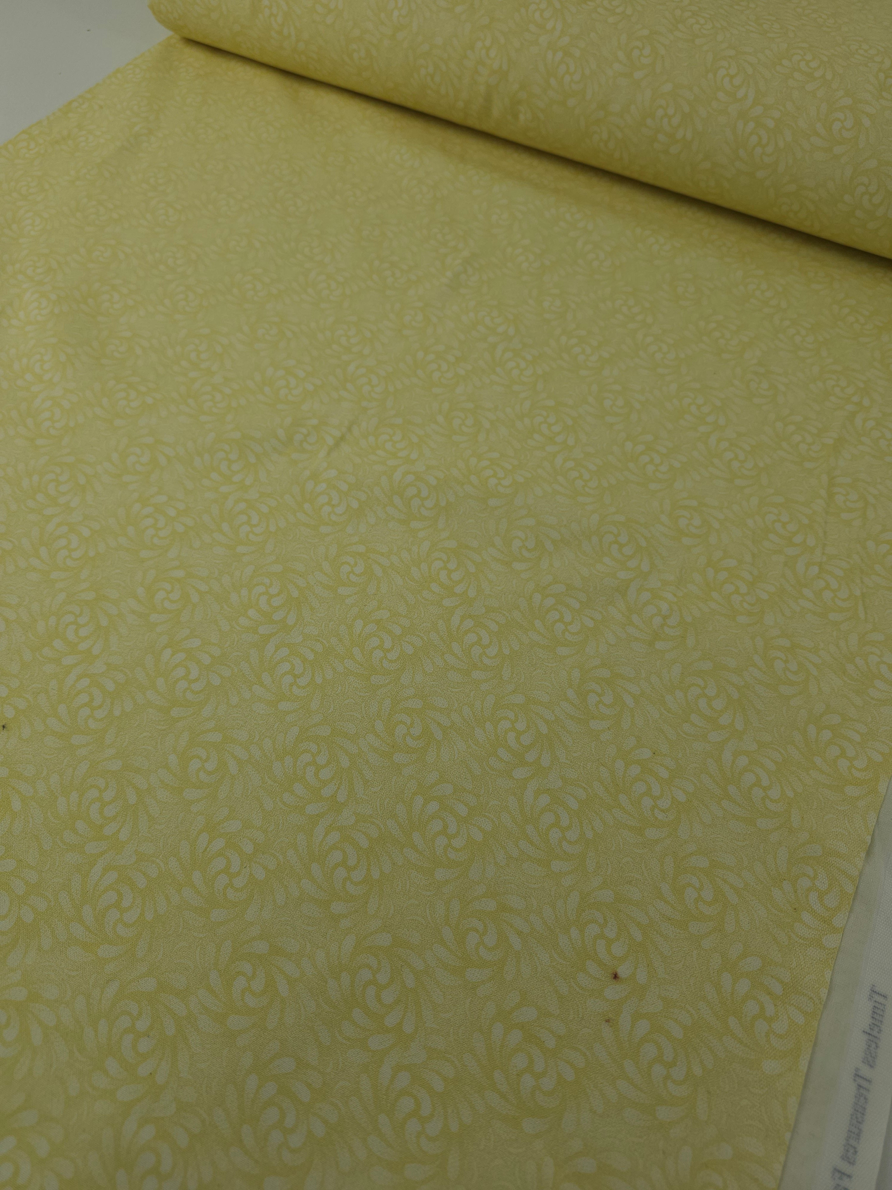 Butter Yellow Curl Whisper 100% Cotton