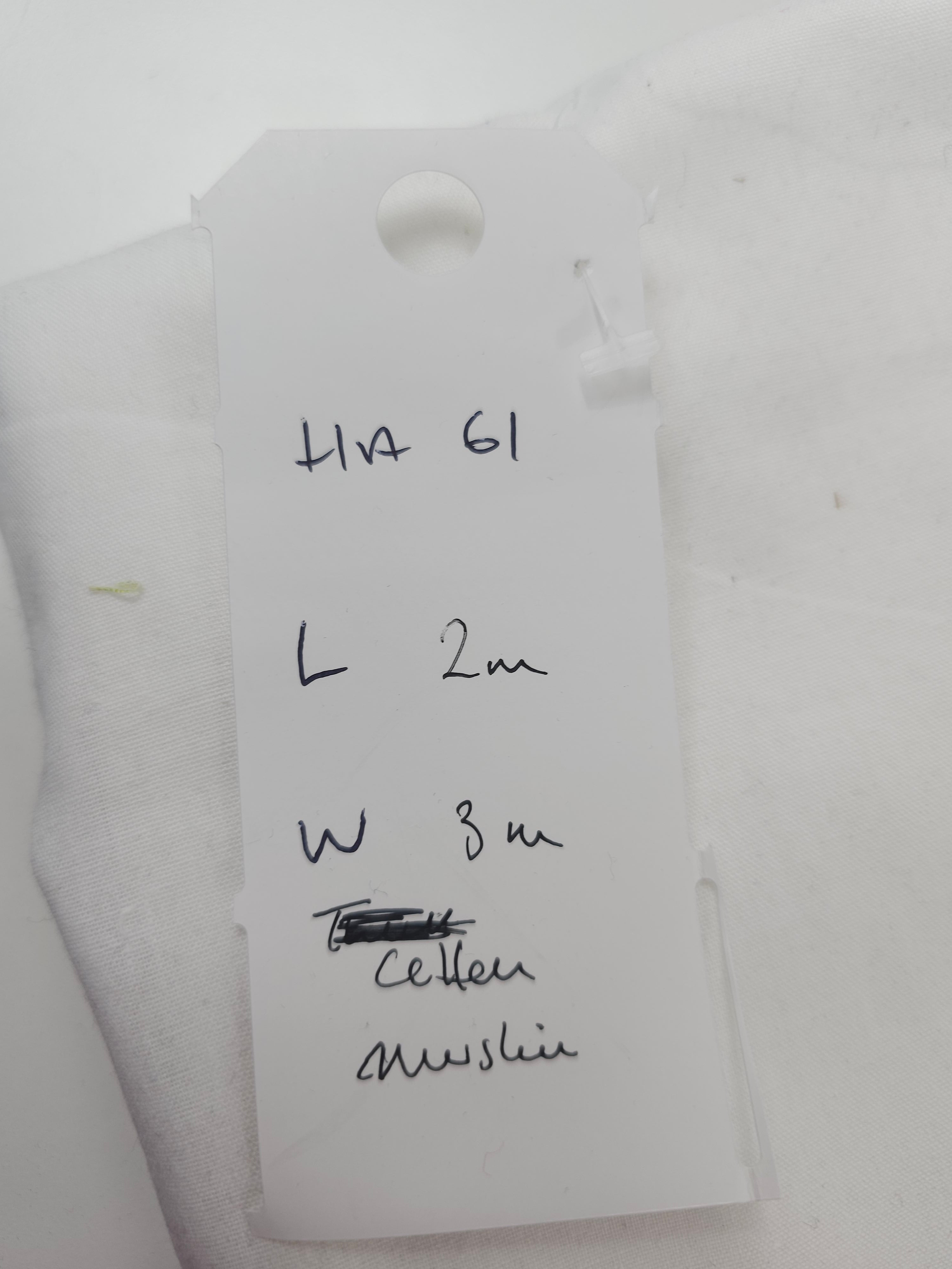 White Cotton muslin- 2m piece