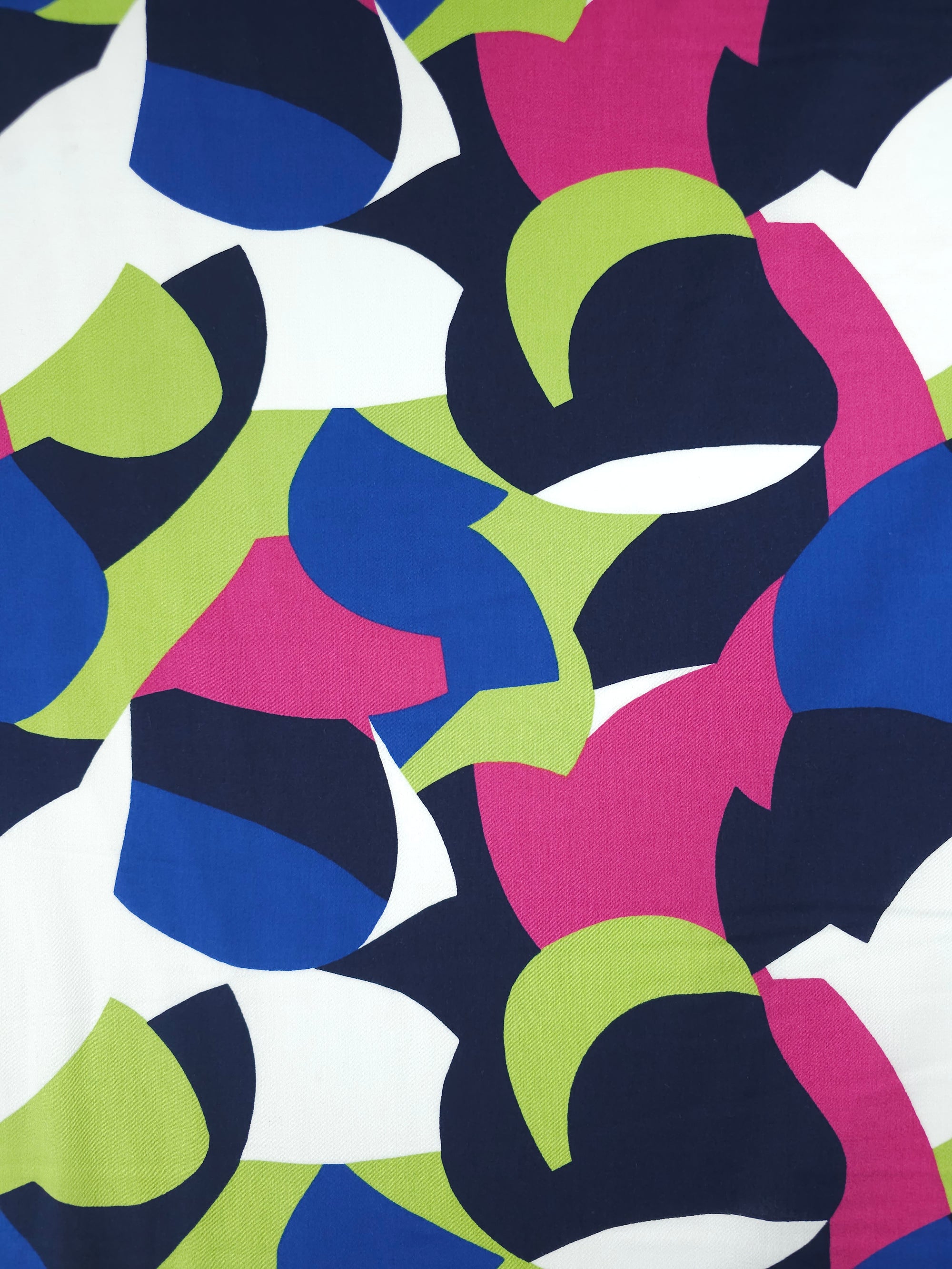 Abstract Funky Shapes Lightweight Cotton