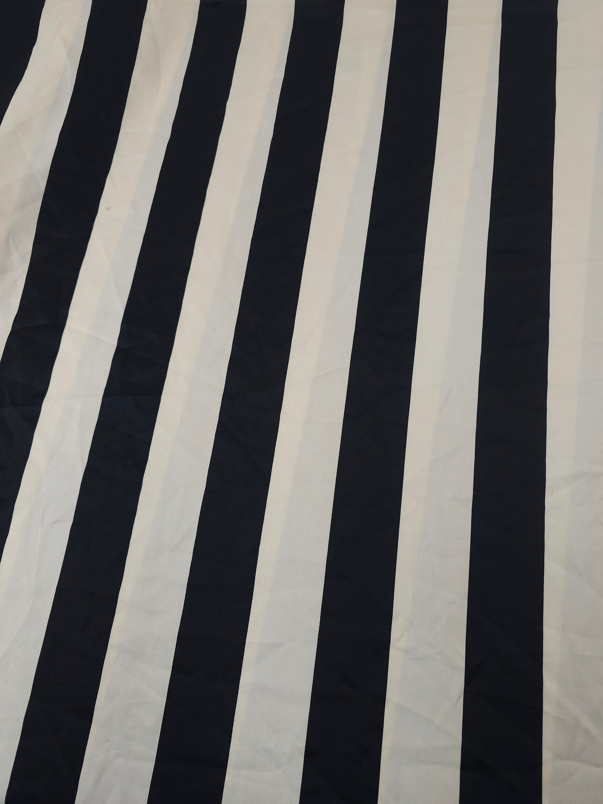 Bold stripe Viscose sateen- 1.9m piece