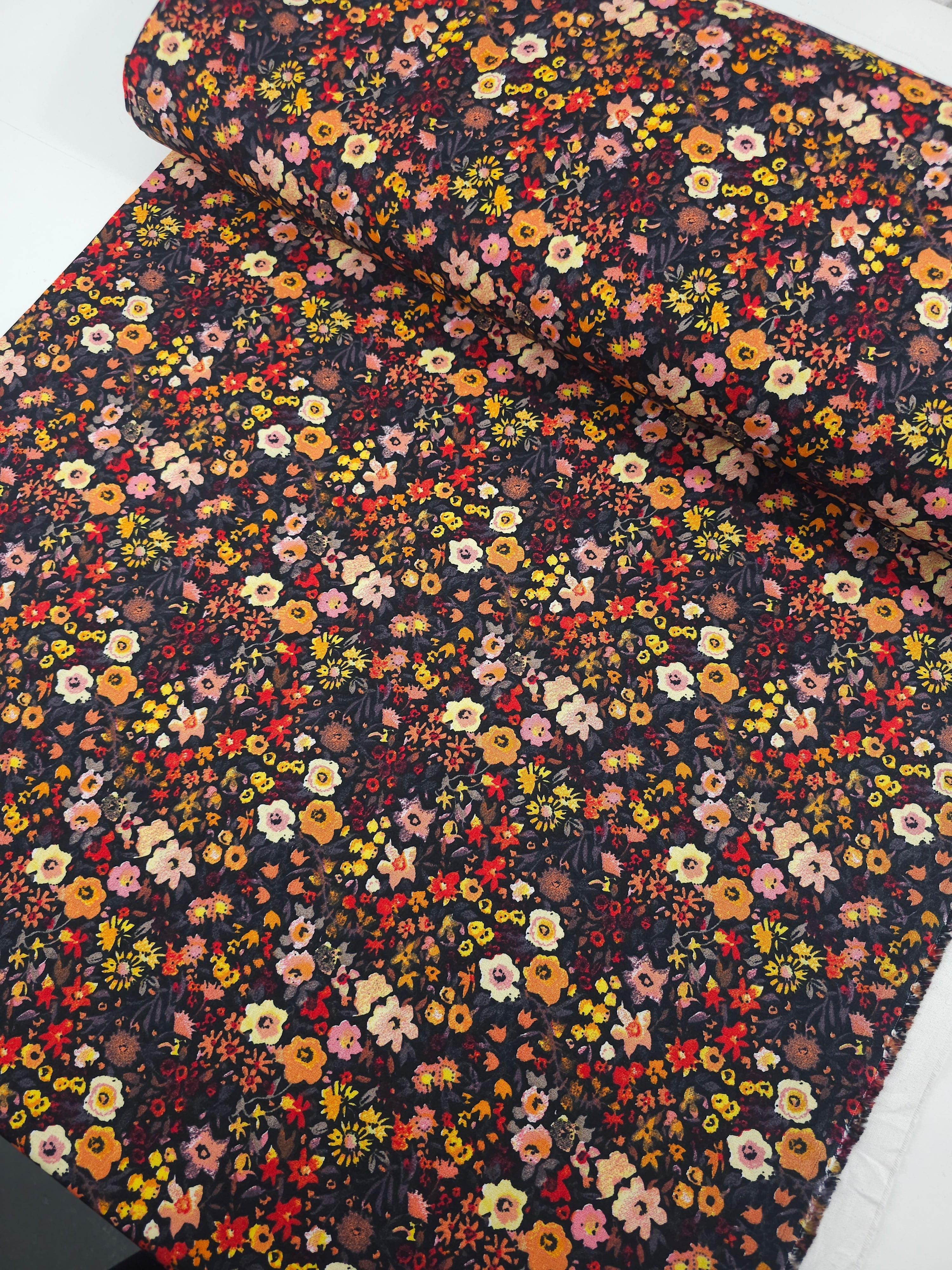 Fall Garden Floral 100% Cotton