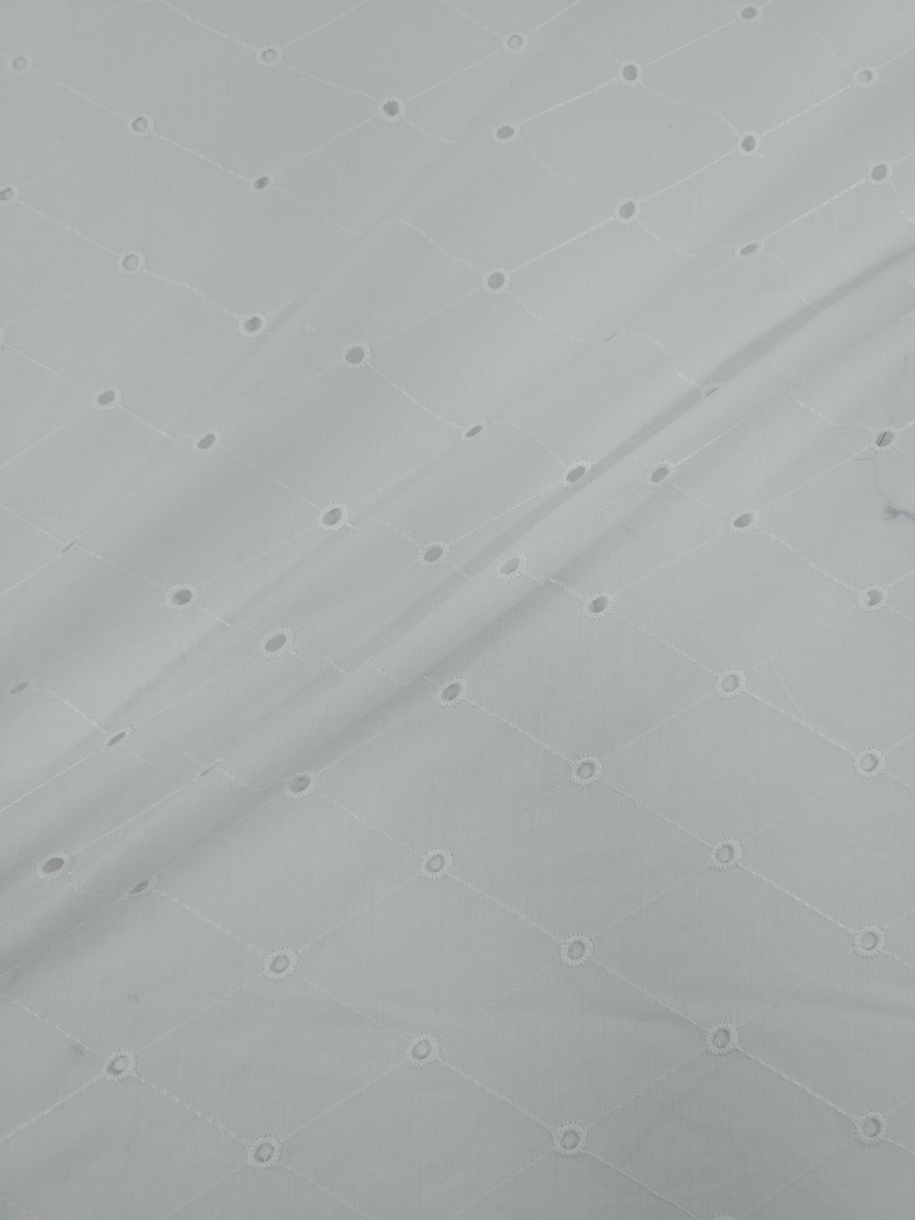 White Diamond Anglaise Cotton